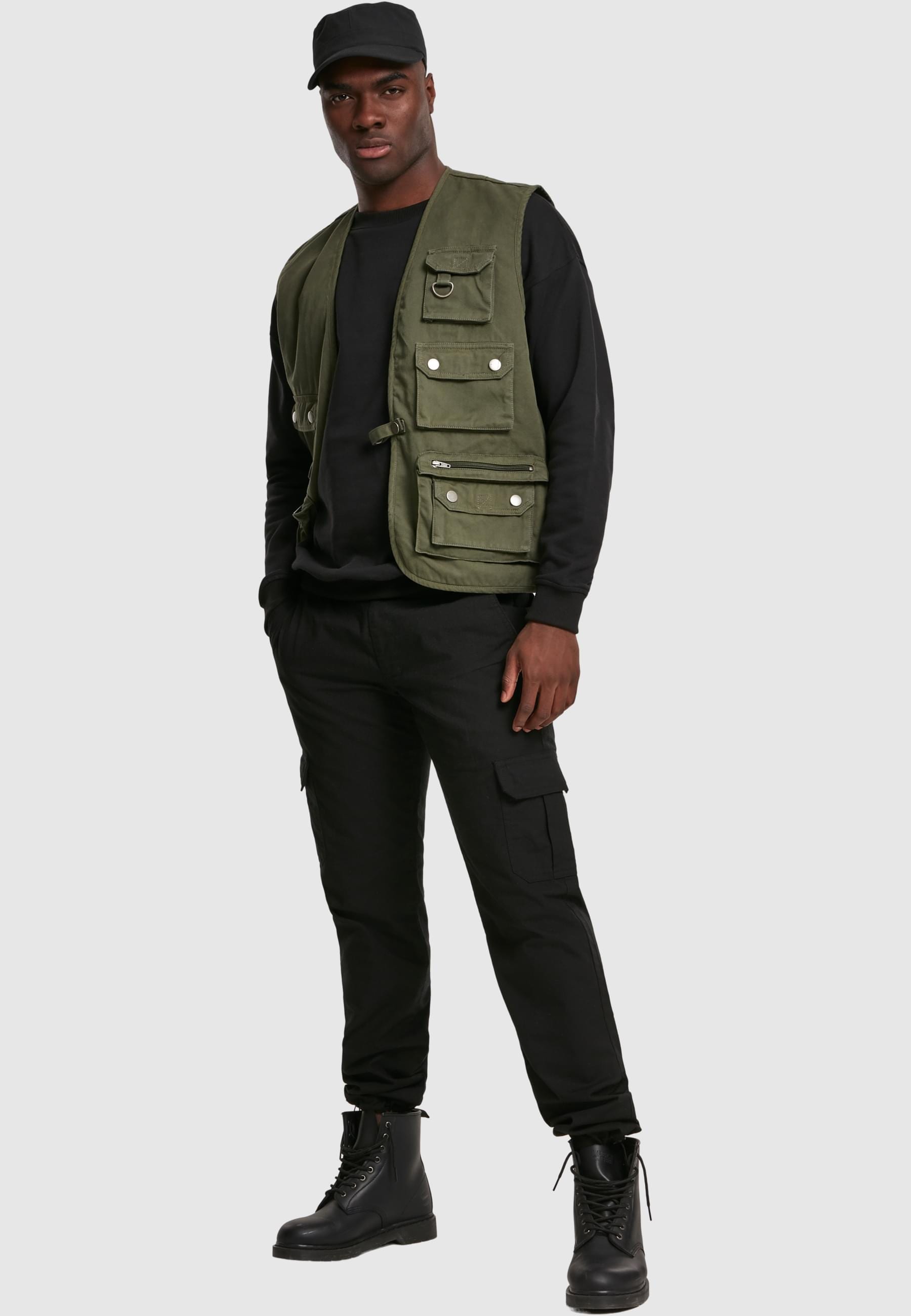URBAN CLASSICS Jerseyweste »Urban Classics Herren Worker Vest«, (1 tlg.)