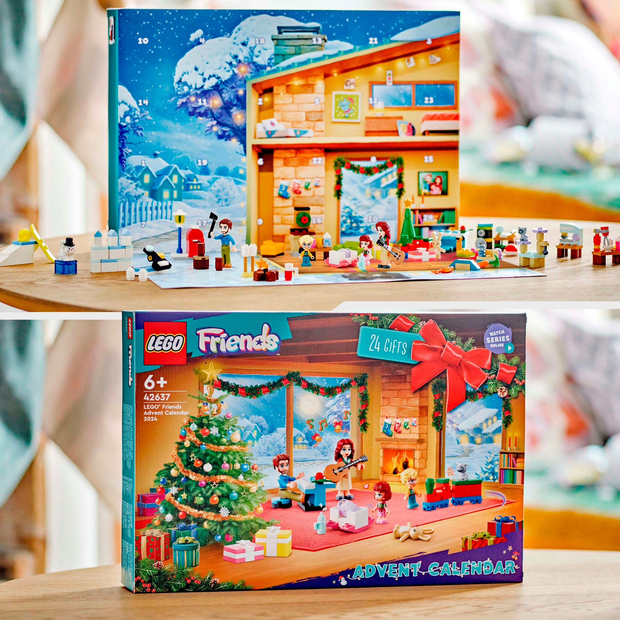 LEGO® Spielzeug-Adventskalender »Spielbausteine, LEGO Friends 2024 (42637), LEGO® Friends«, ab 6 Jahren, Made in Europe