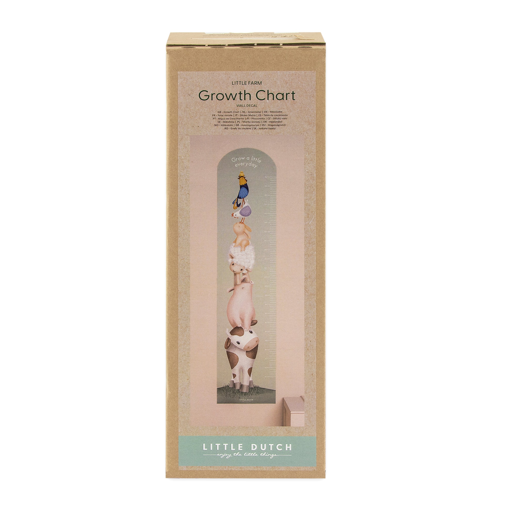LITTLE DUTCH Wandsticker "Wachstumstabelle Little Farm" Little Dutch - Baue günstig online kaufen