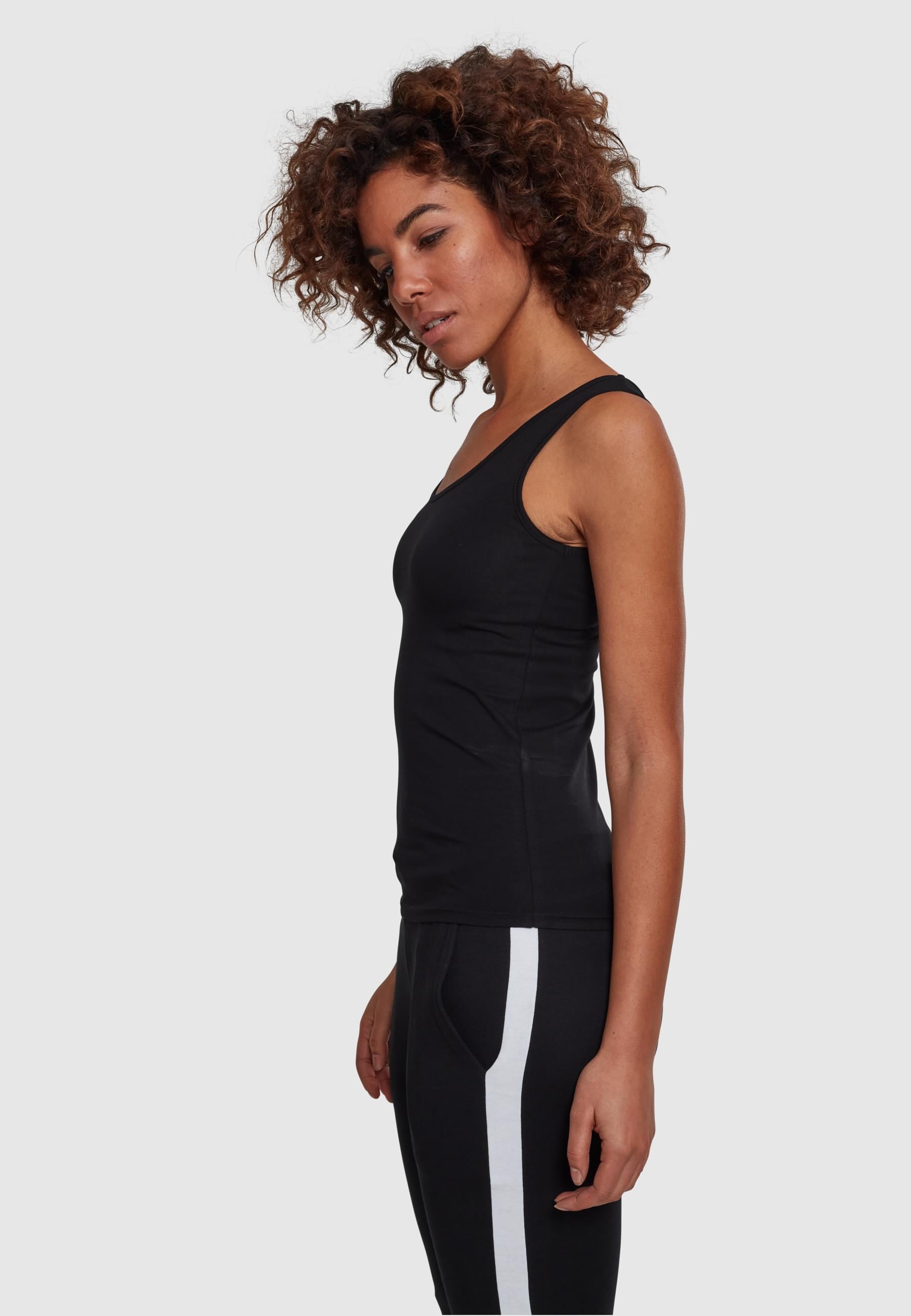 URBAN CLASSICS Muskelshirt »Urban Classics Damen Ladies 2-Pack Basic Stretch Top«, (1 tlg.)