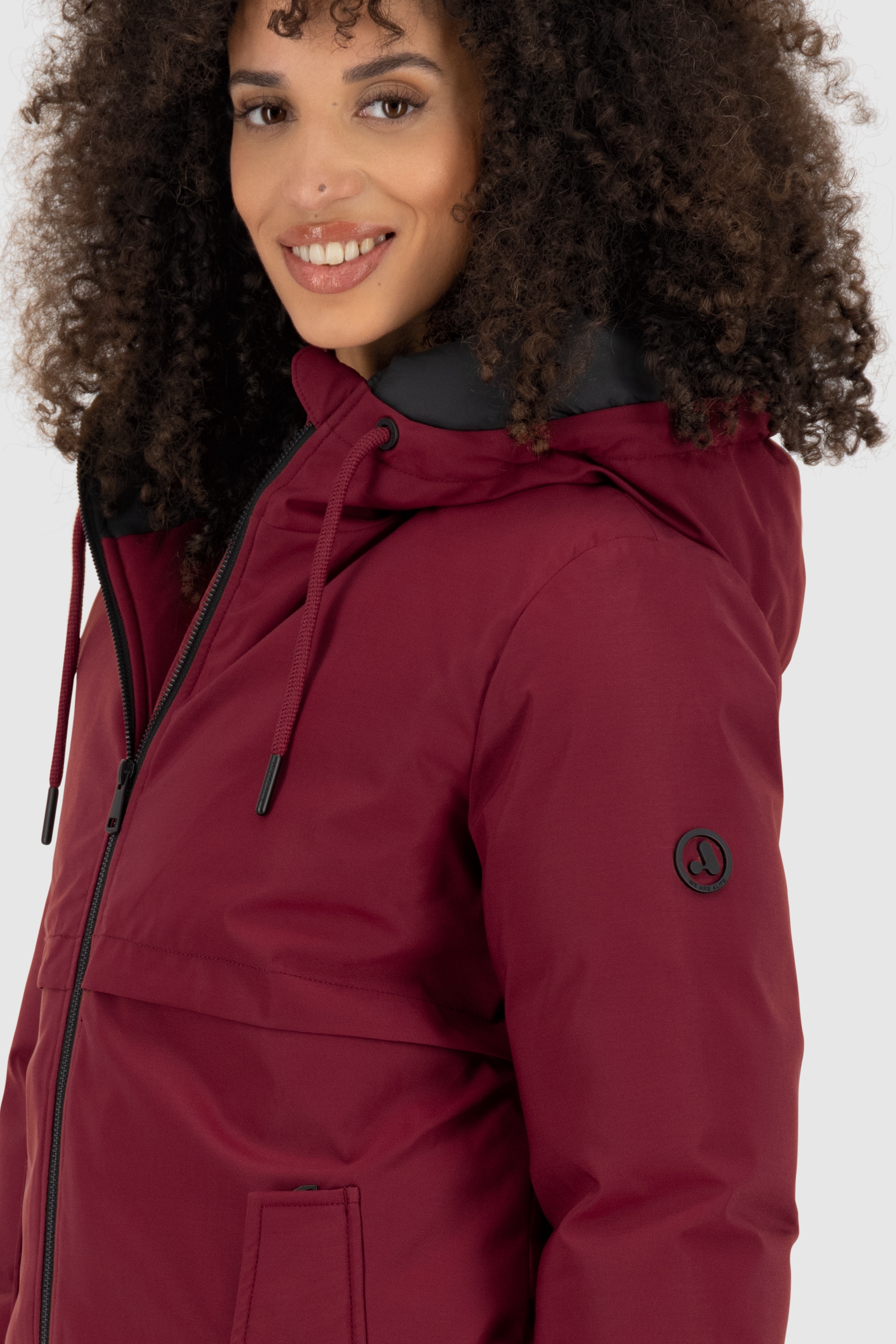 Alife & Kickin Winterjacke »Damen CicelyAK A«, Kurze warme Damenwinterjacke mit gefütterter Kapuze