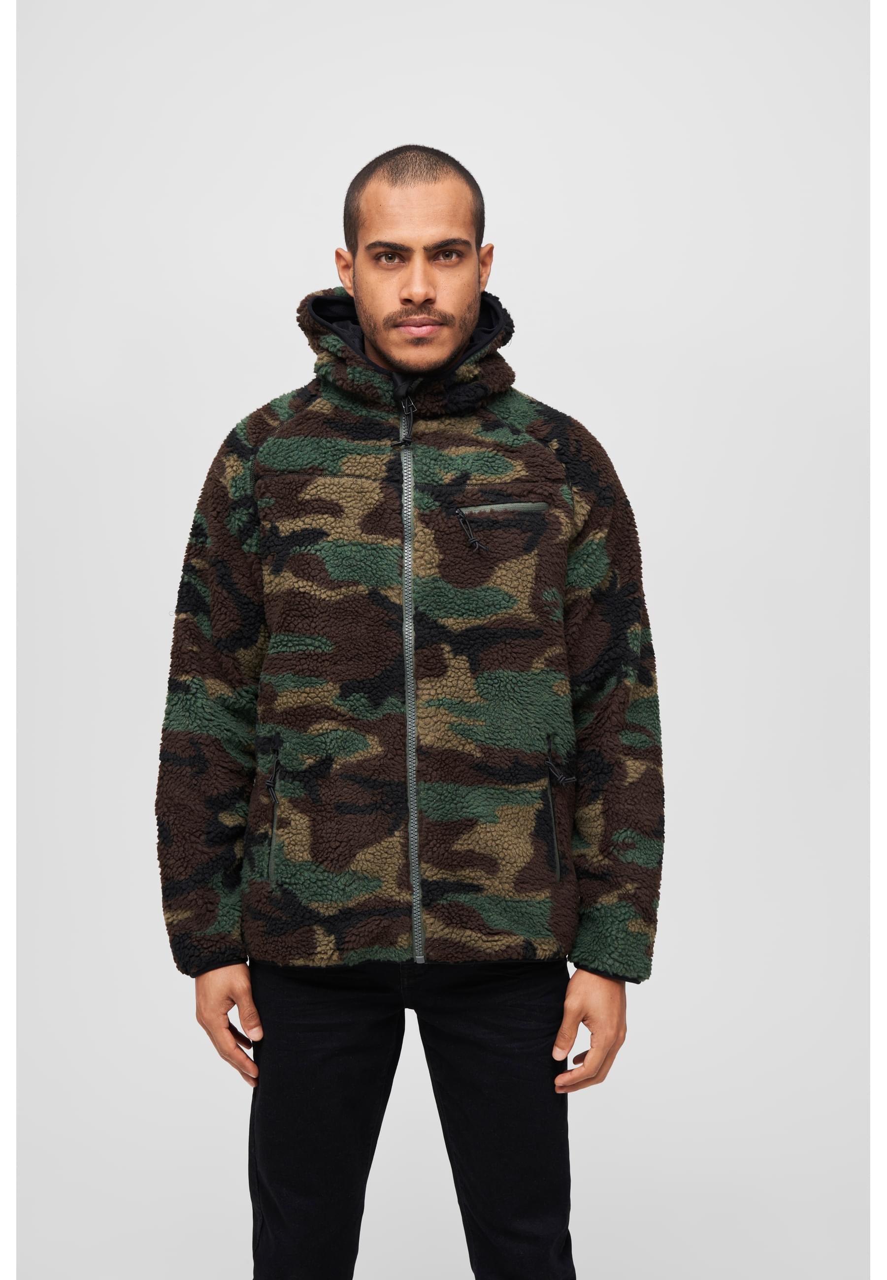 Brandit Anorak »Brandit Herren Teddyfleece Worker Jacket«, (1 St.), mit Kapuze