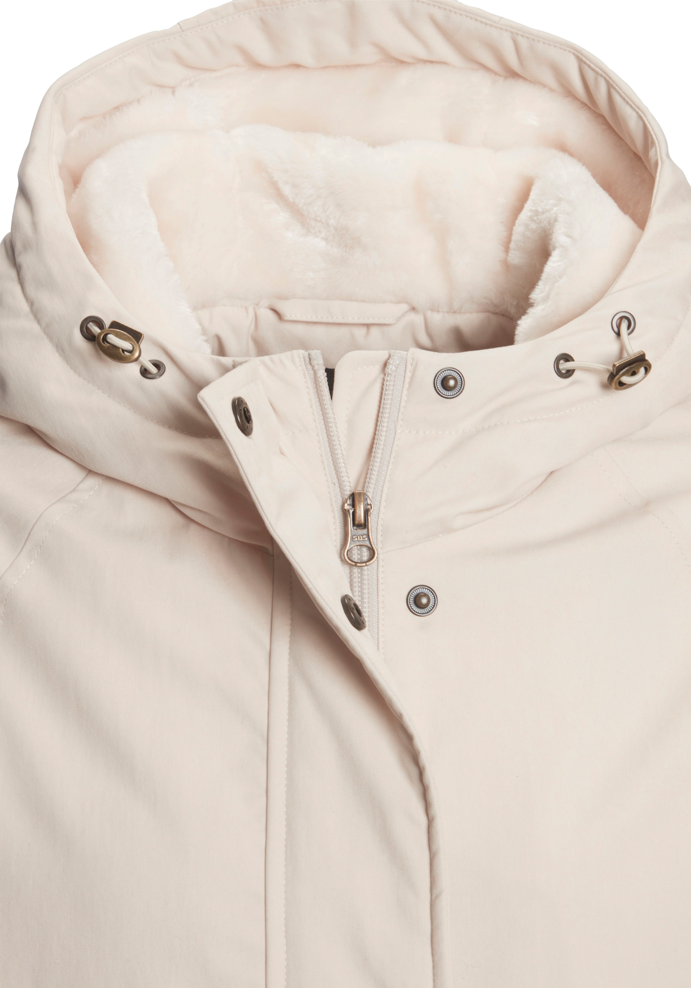 French Connection Parka mit Kapuze mit Teddyfell-Kapuze