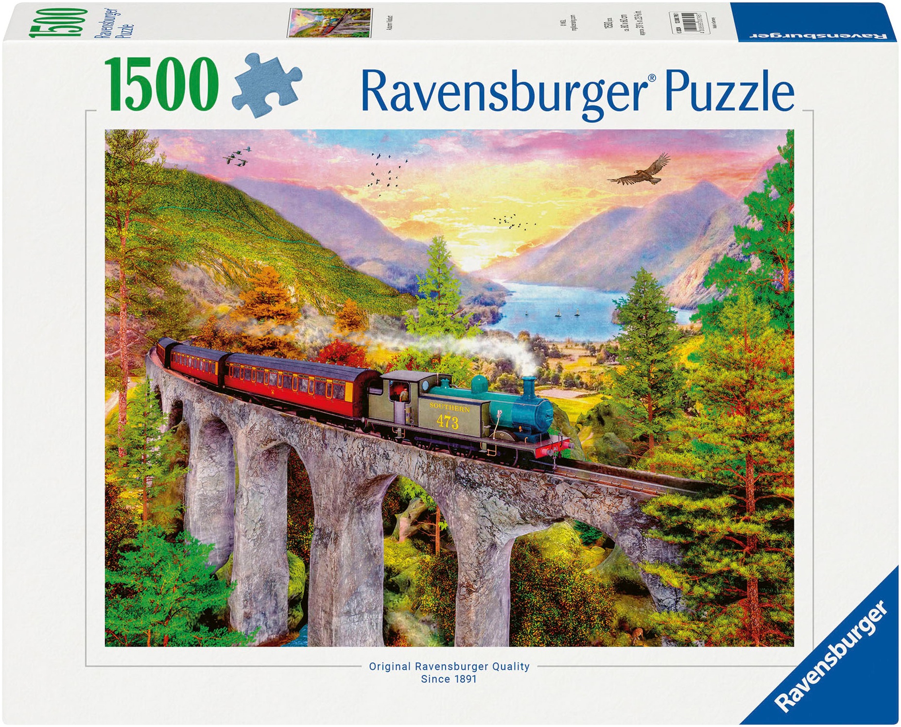 Ravensburger Puzzle »Zugfahrt im Herbst«, Made in Germany