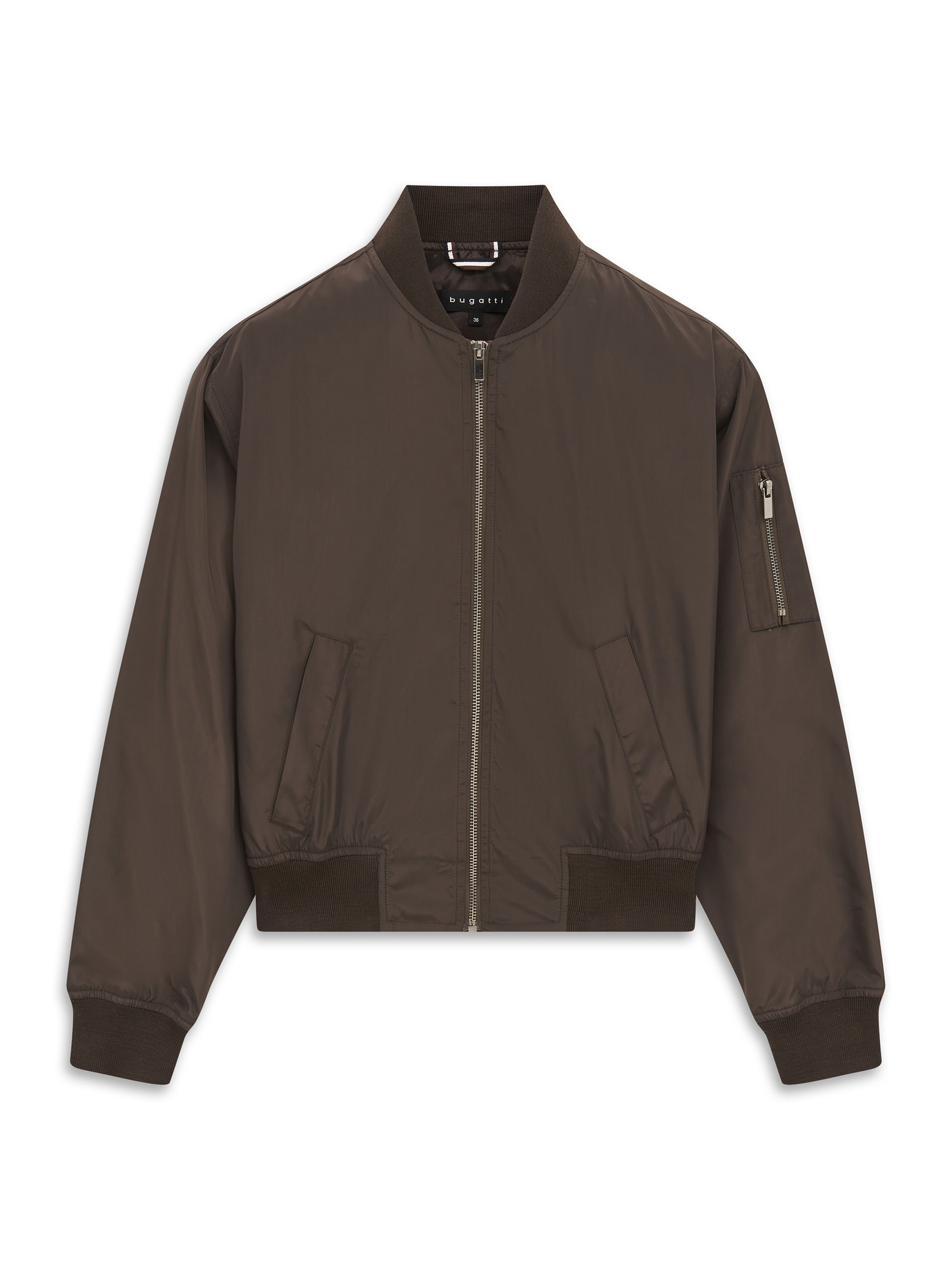 bugatti Blouson »Collegekragen« mit dezentem Glanz
