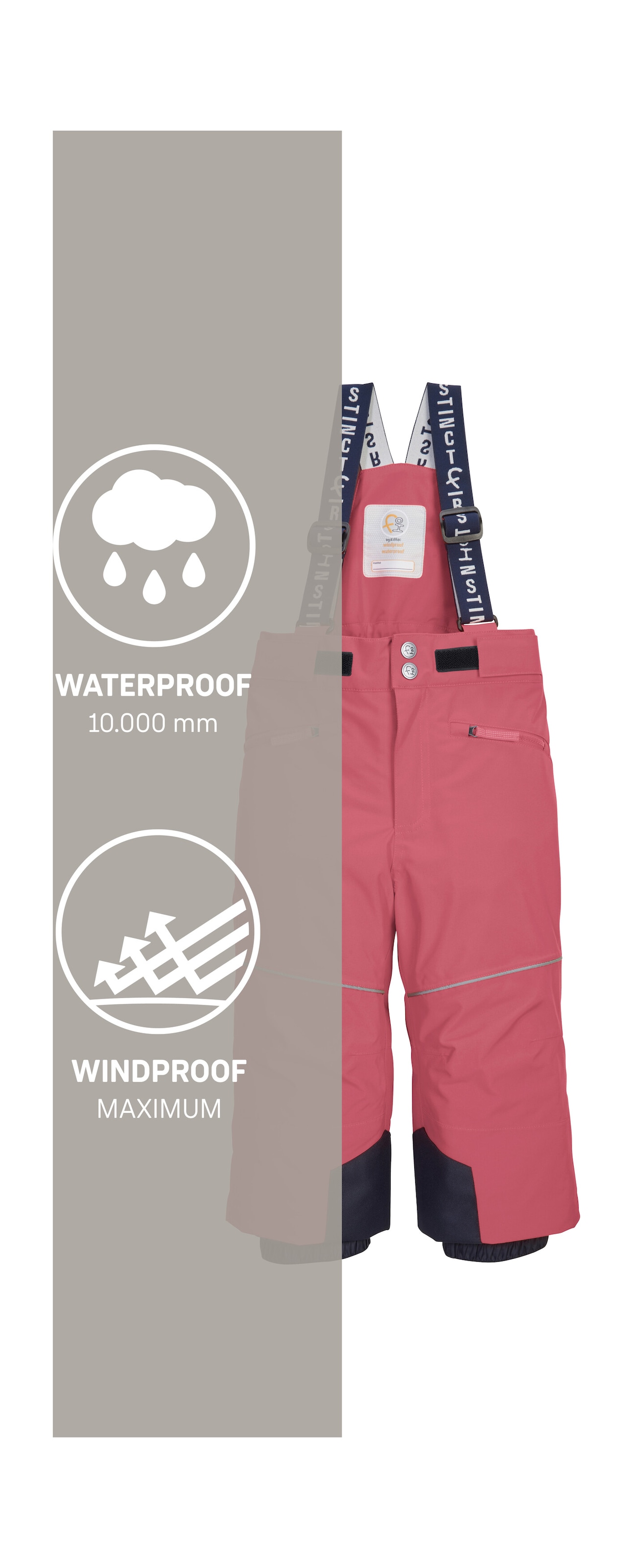 first instinct by killtec Skihose »FISW 48 MNS SKI PNTS«, Wasser- und winddichte Schneehose mit Grow-Up-Funktion und PFAs-frei