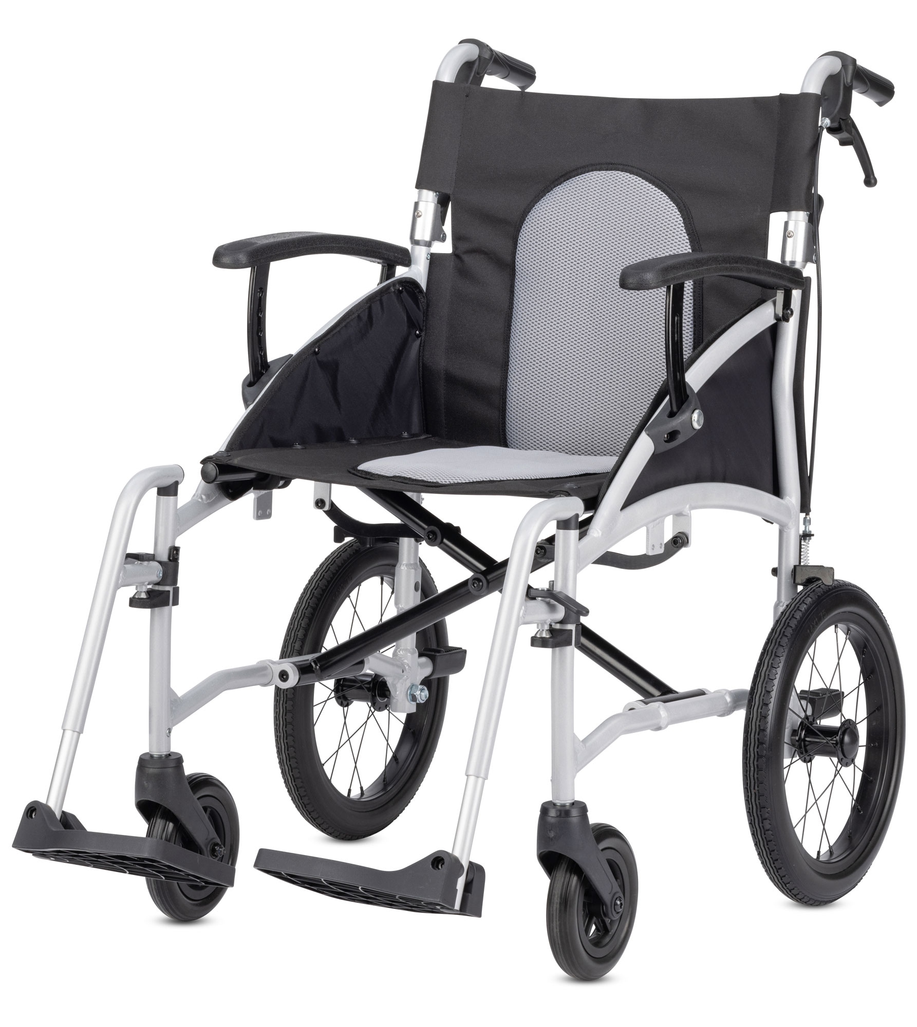 Bischoff & Bischoff Transportrollstuhl »Vida 13"«, Die perfekte Wahl für Reisen und Mobilität unterwegs, nur 10 kg