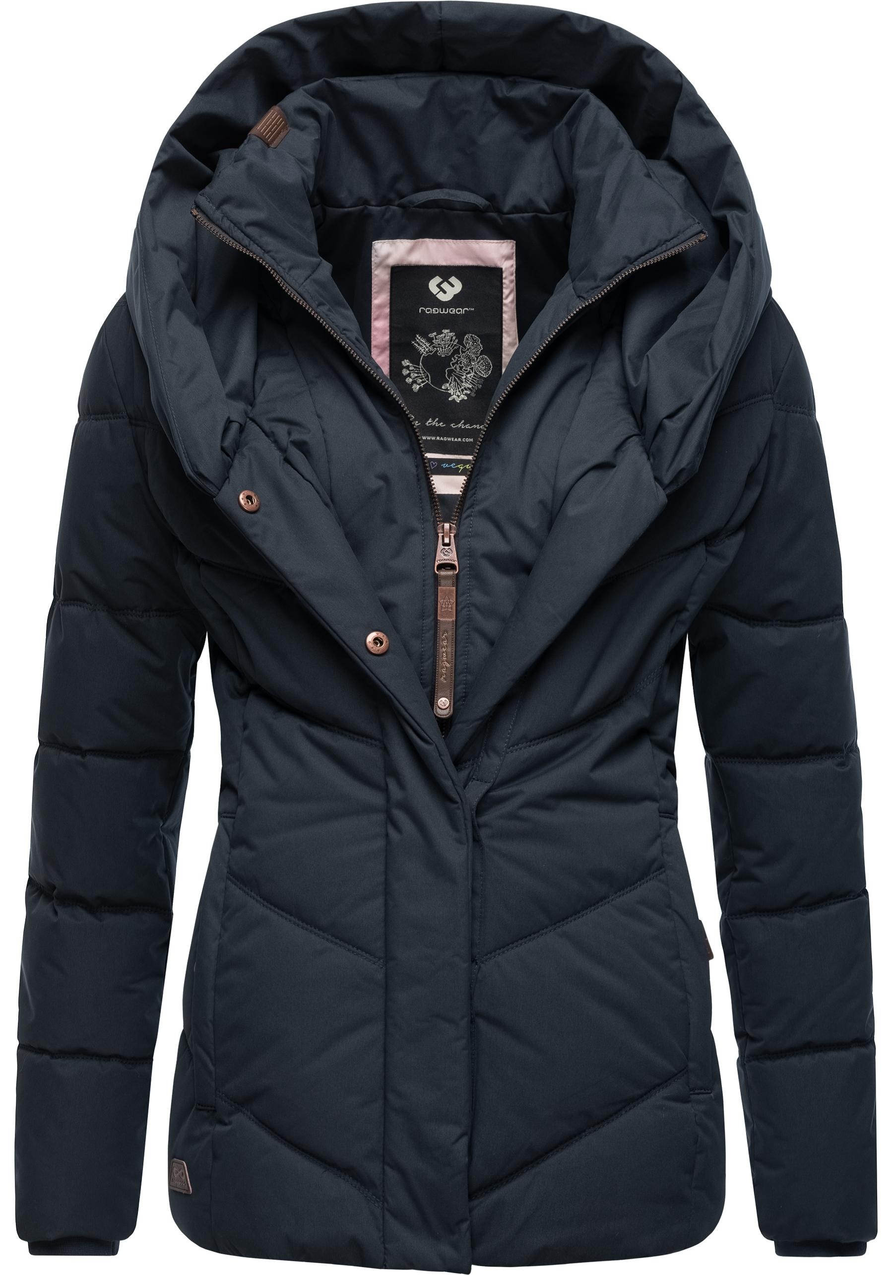 Ragwear Anorak »Natesa Intl.«, mit Kapuze, stylische Winterjacke mit V-Steppung und Kapuze