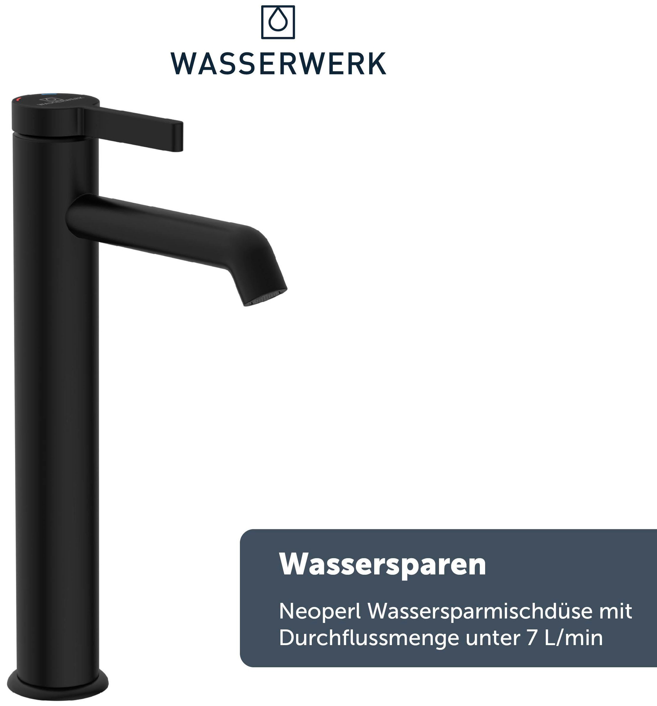 WASSERWERK Waschtischarmatur »WT 11«, inkl. Popup, wassersparend