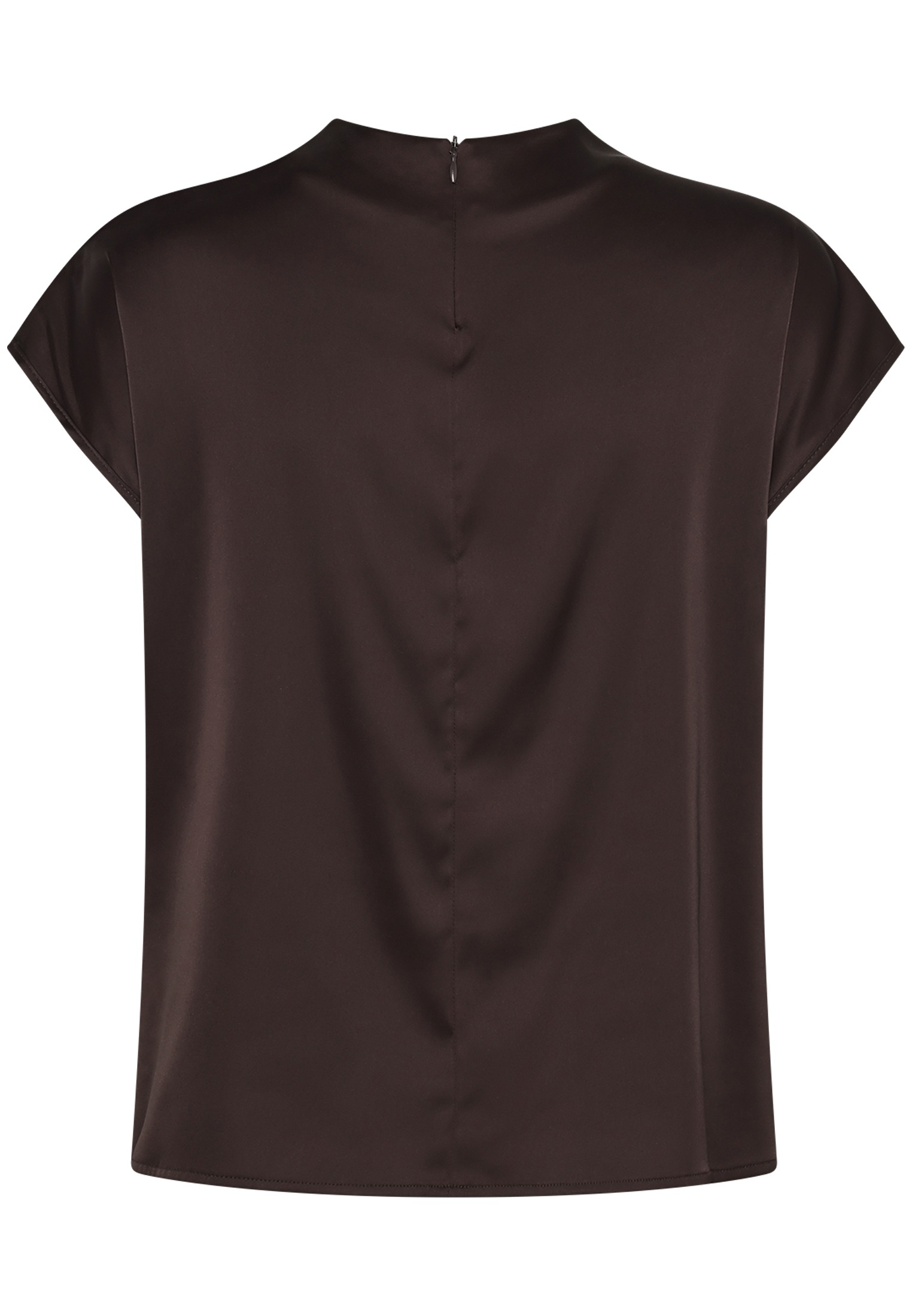 Zero Satinbluse »Damen mit Kragen«