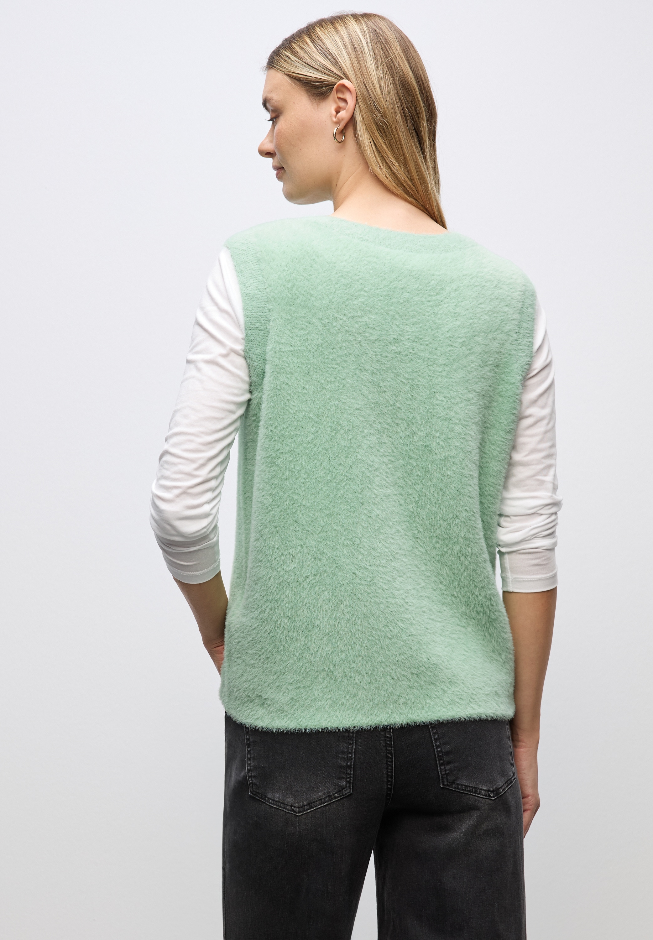 STREET ONE Pullunder aus softem Materialmix