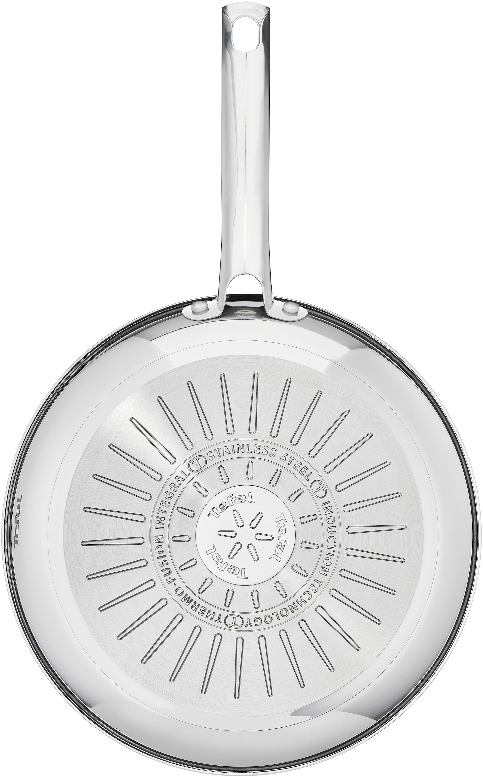 Tefal Pfannen-Set »Duetto On« Edelstahl Set, 3 Stk. tlg. Antihaftbeschichtung, Temperaturindikator Thermo-Signal, Induktion