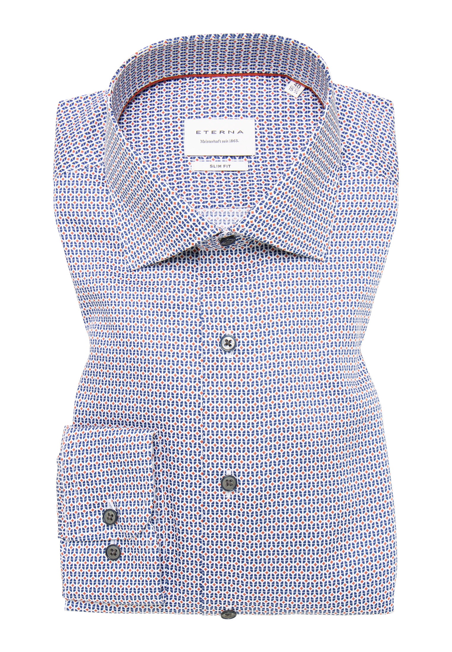 Eterna Langarmhemd »SLIM FIT«, NON IRON (bügelfrei)