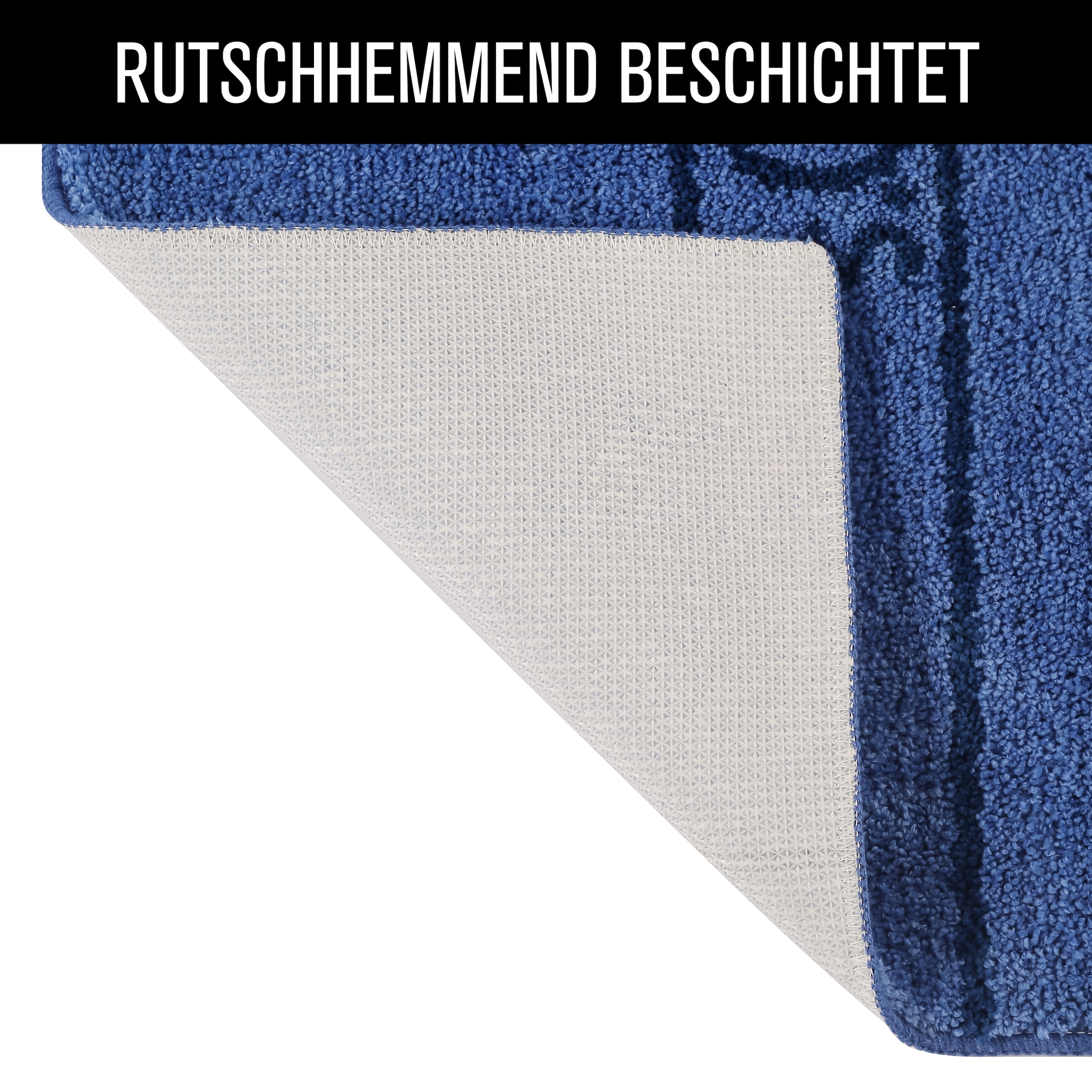 s.Oliver Badematte »Allie, Badvorleger, Badezimmer Teppich, Duschvorleger«, rutschhemmend beschichtet, strapazierfähig-schnell trocknend, Badteppich, weiche Haptik, unifarben mit s.Oliver Schriftzug