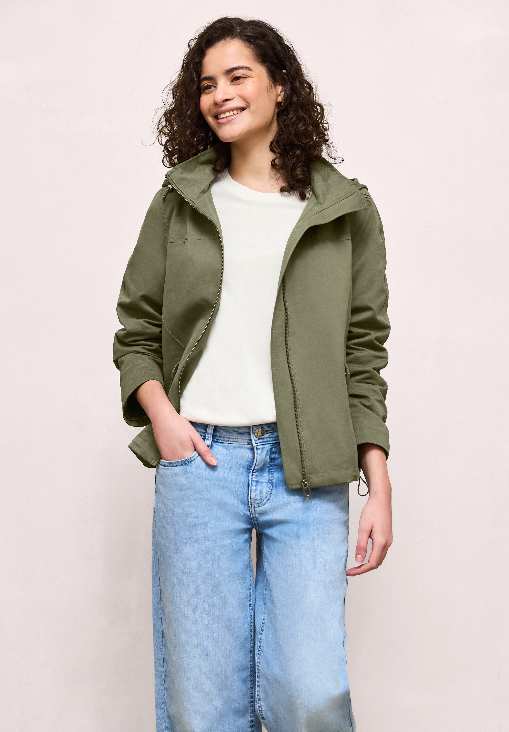 STREET ONE STUDIO Parka mit Kapuze im Hoodie-Style günstig online kaufen