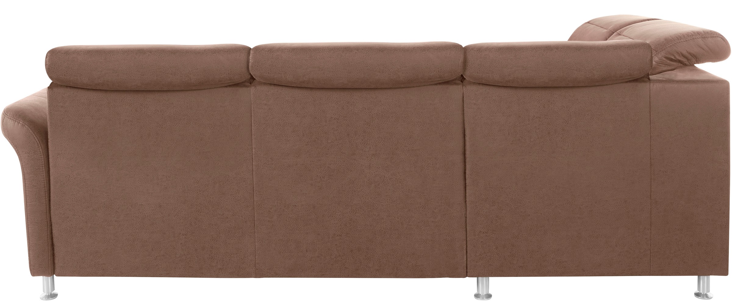 sit&more Ecksofa »Darwin L-Form«, inklusive Federkern, wahlweise mit Kopfteilverstellung, Bettfunktion