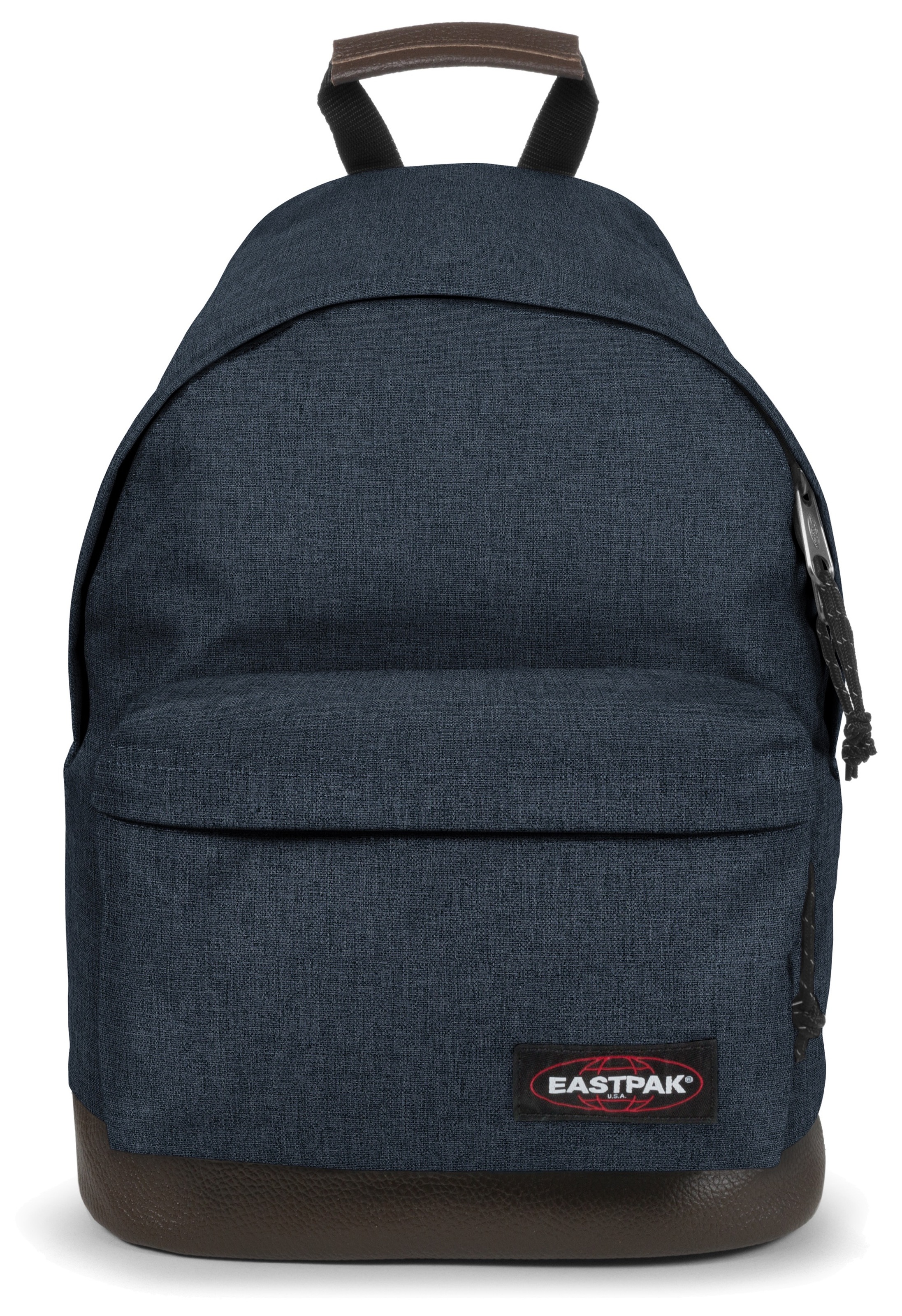 Eastpak Freizeitrucksack "WYOMING Triple Denim" Freizeitrucksack, Schulrucksack mit Lederboden