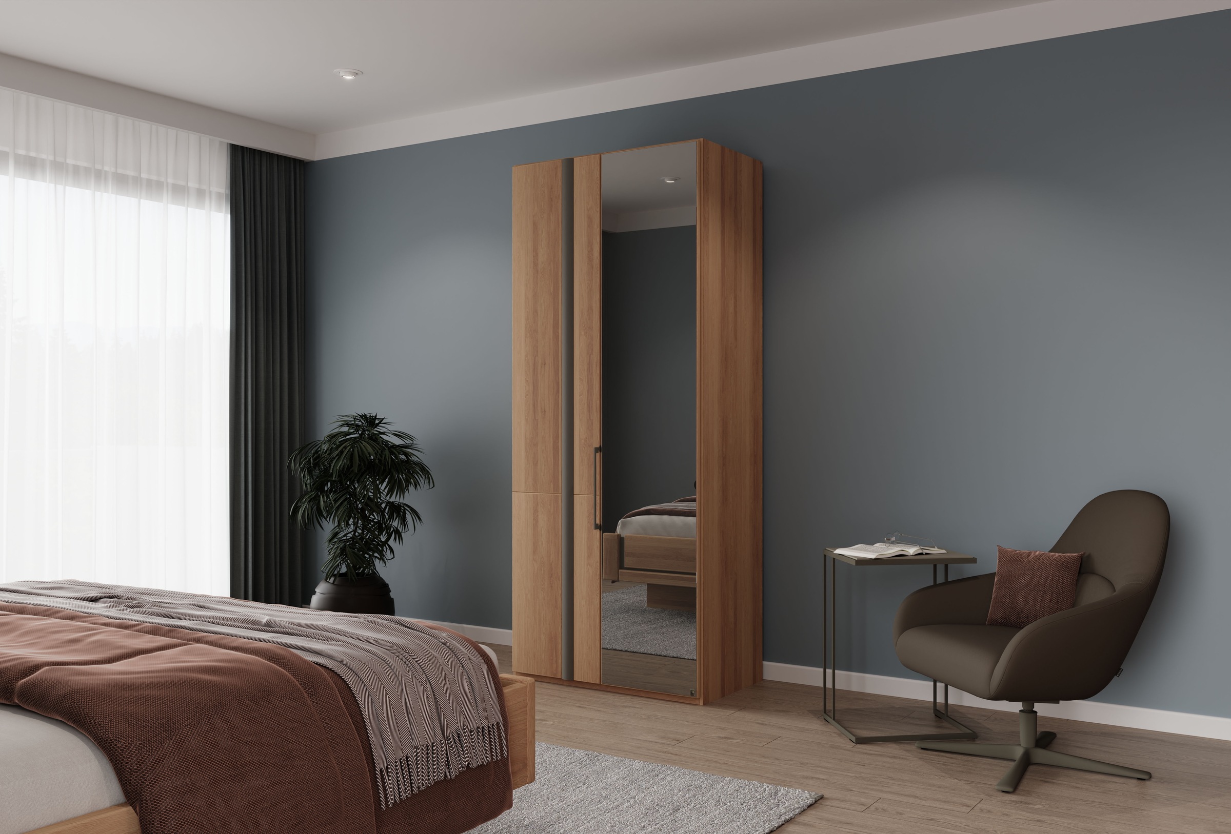 Musterring Kleiderschrank "Sorrent, Kleiderschrank, Schrank, teilmassiv Eic günstig online kaufen