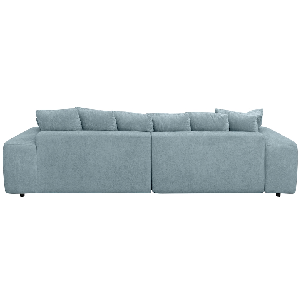 Home affaire Ecksofa Sundance, bei Bettfunktion mit Topper, incl. Zier- und Rückenkissen