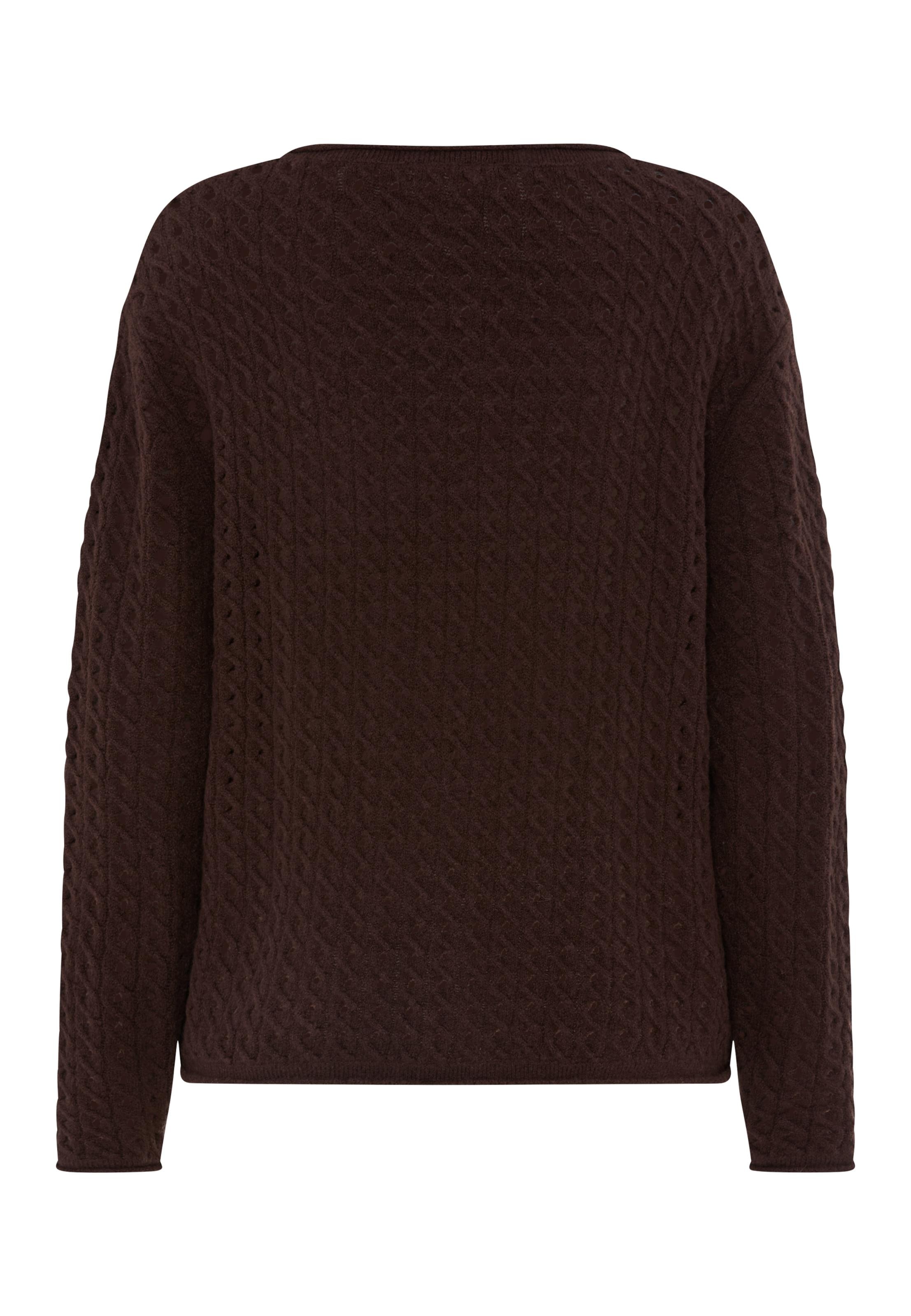 Brax Strickpullover »Style LESLEY« Ajour: Strickpullover im Baumwollmix