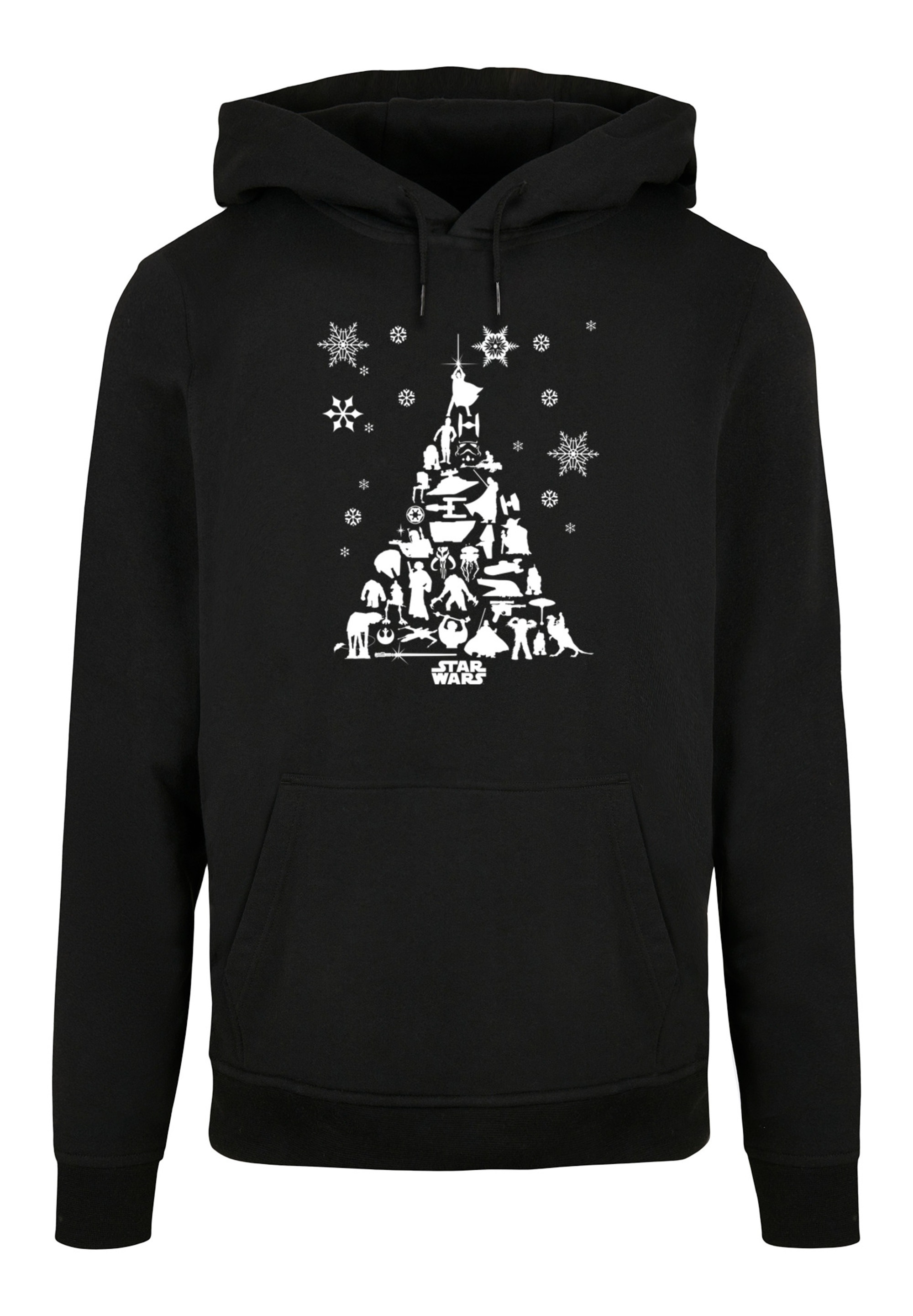 F4NT4STIC Kapuzenpullover »Star Wars Christmas Weihnachtsbaum«, Print