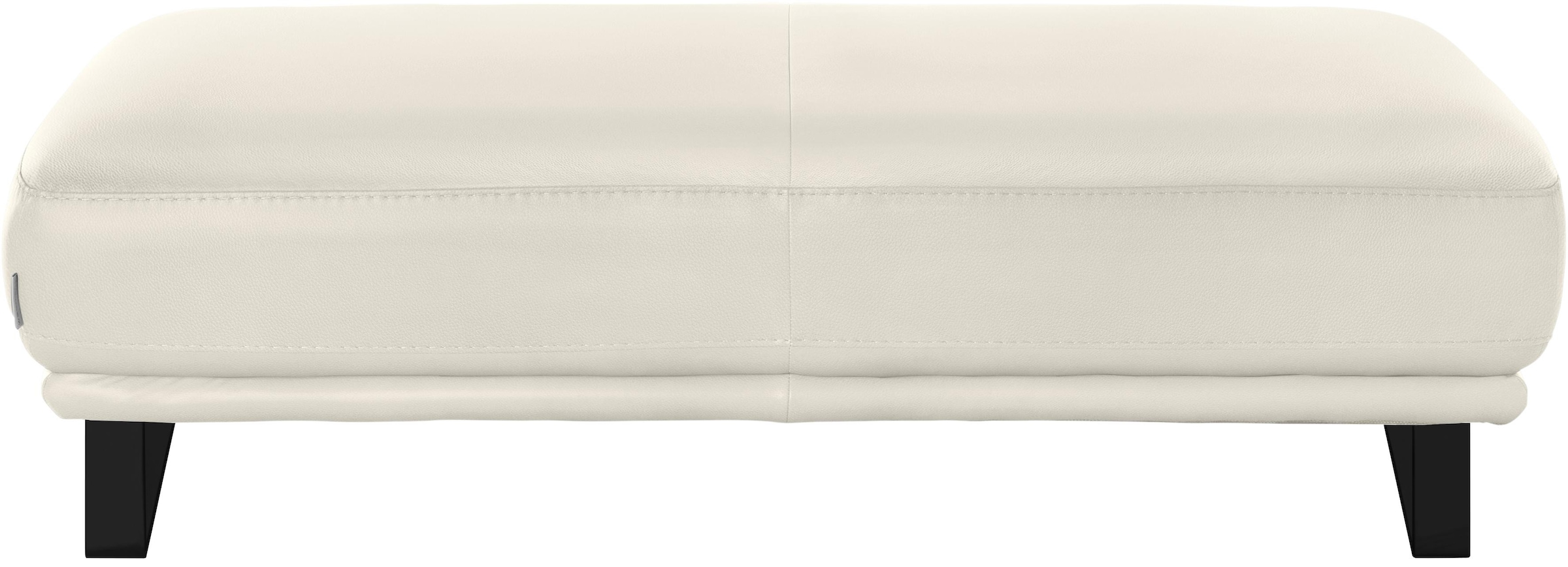 W.SCHILLIG Hocker »montanaa« mit Metallkufen in Schwarz pulverbeschichtet, Breite 141 cm