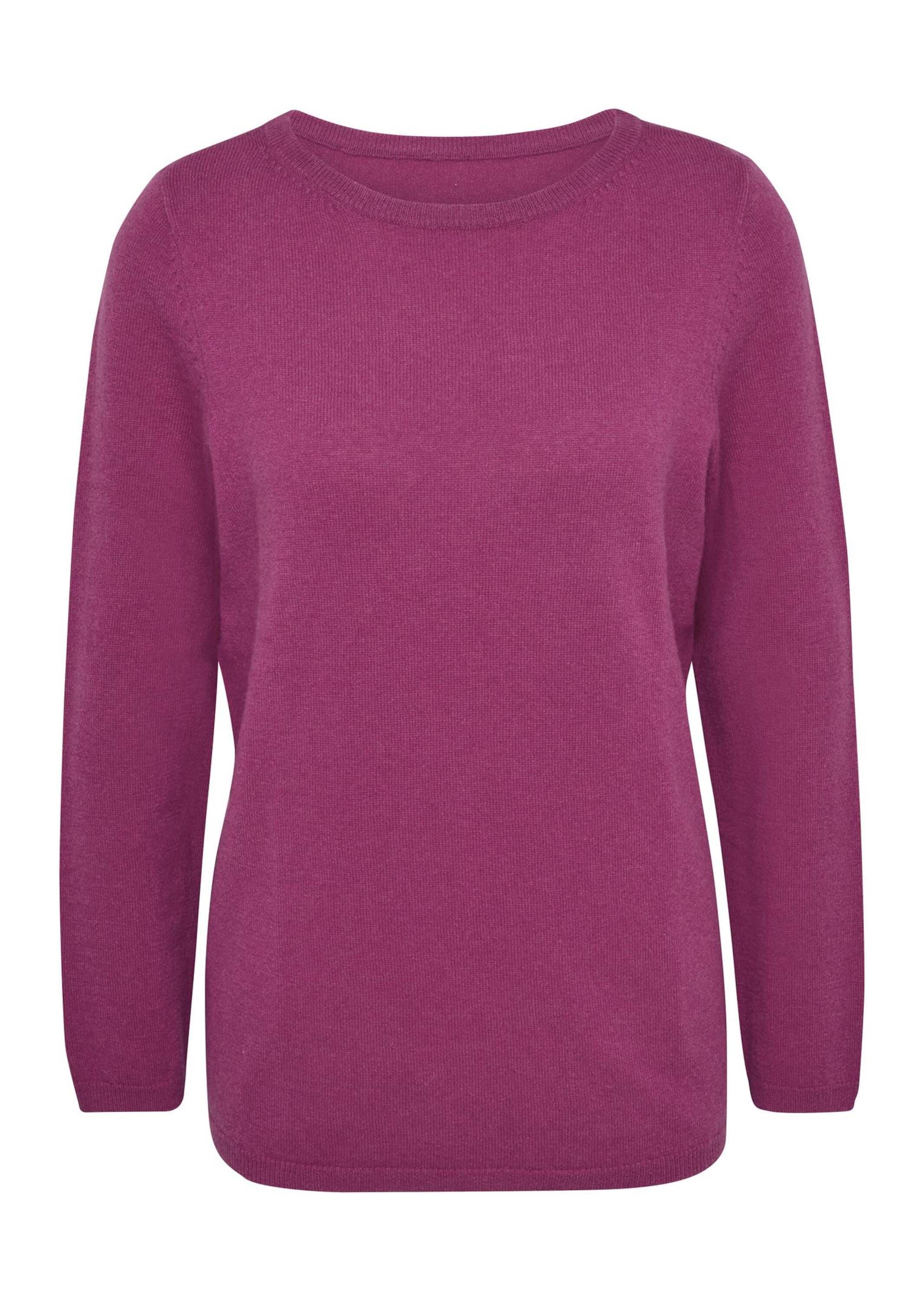 GOLDNER Strickpullover "Kurzgröße Kaschmirpullover mit U-Boot Ausschnitt" günstig online kaufen