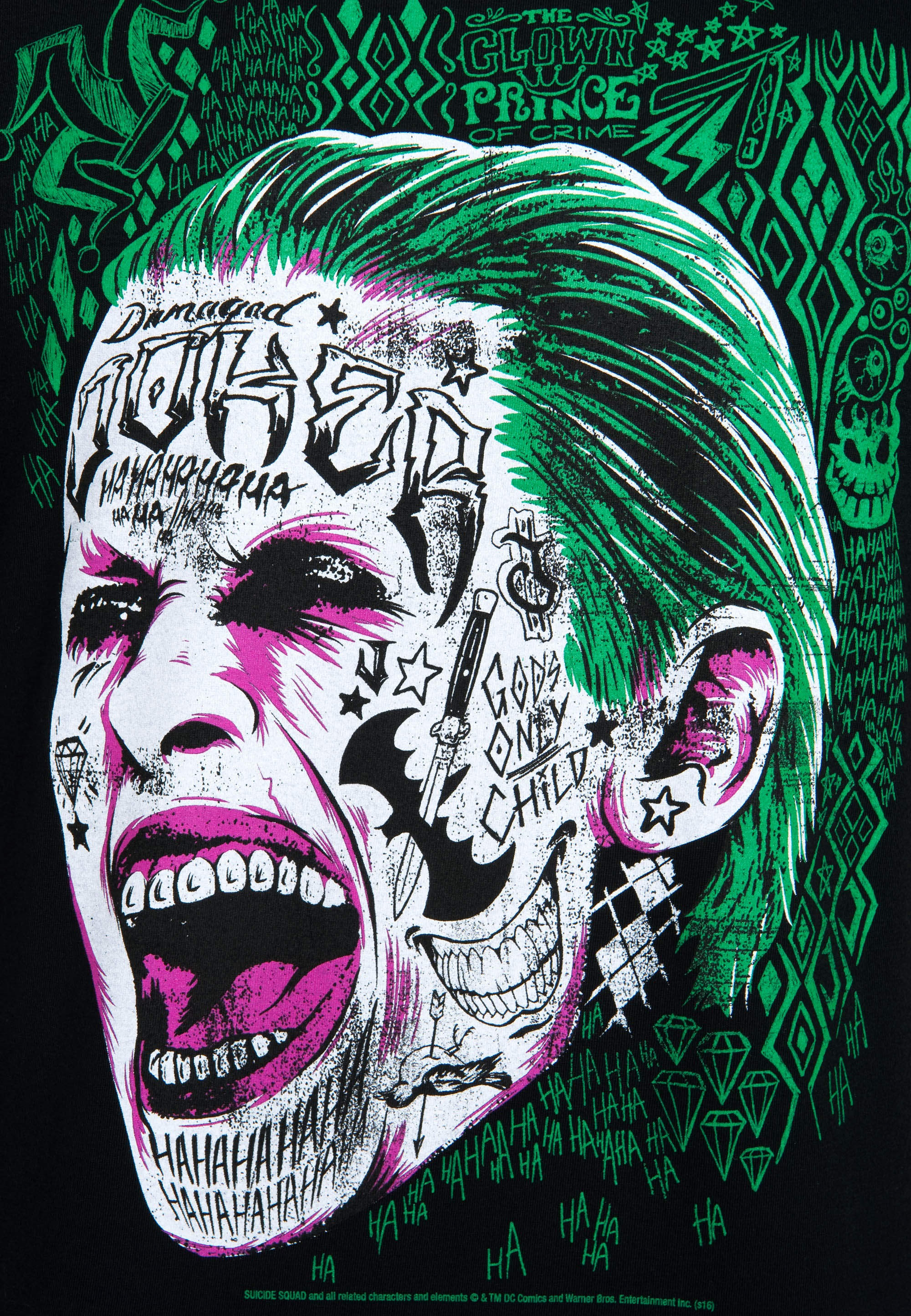 LOGOSHIRT T-Shirt »Suicide Squad-Joker«, mit hochwertigem Print