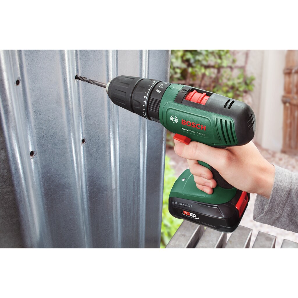 Bosch Home & Garden Akku-Schlagbohrschrauber »EasyImpact 18V-40«, ohne Akku und Ladegerät, 18 Volt System