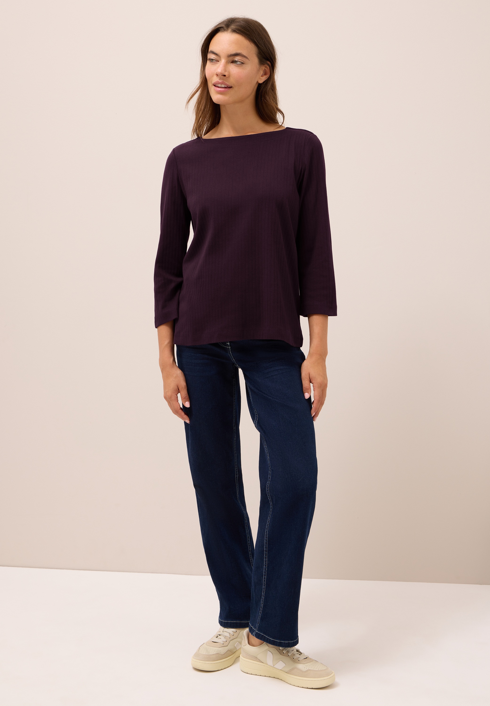 Thumbnail - Cecil T-Shirt mit U-Boot-Ausschnitt