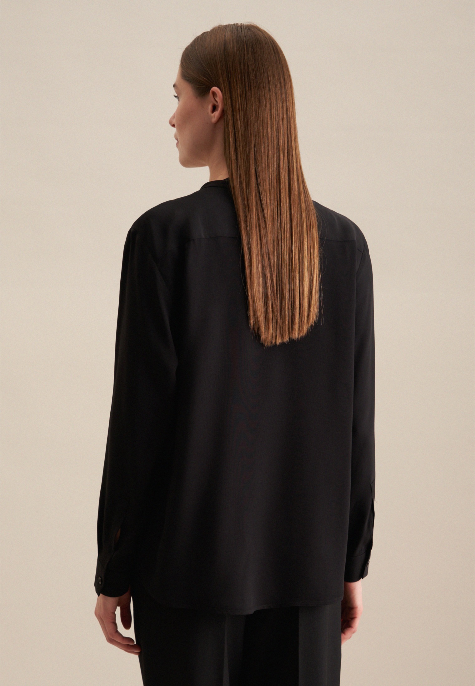 seidensticker Klassische Bluse "Schwarze Rose" 1/1 Uni günstig online kaufen