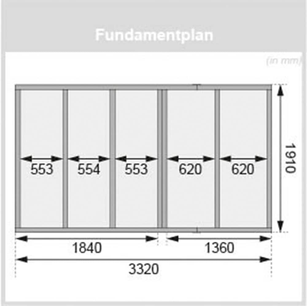Karibu Saunahaus »»Simon 1« mit moderner Tür, terragrau mit Fenster«