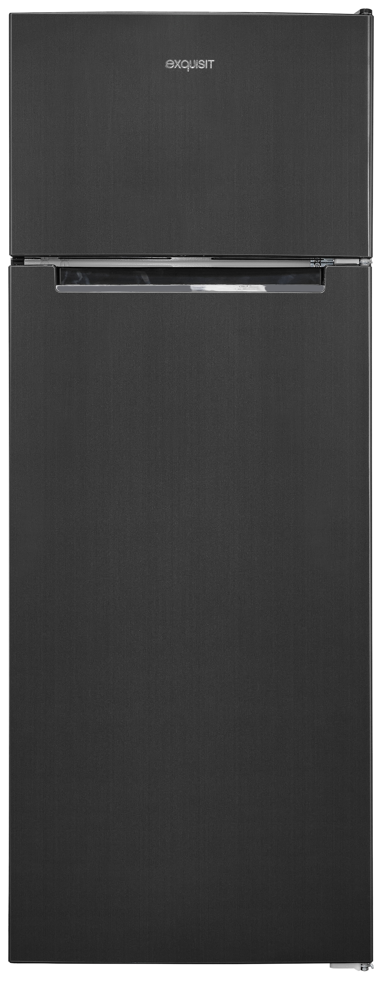 exquisit Kühl-/Gefrierkombination KGC270-45-040D inoxlook-az »KGC270-45-040D inoxlook-az« 142,6 cm hoch 54,5 cm breit 206 l, leise & sparsam, 4*-Gefrierfach mit flexiblem Stauraum & LED