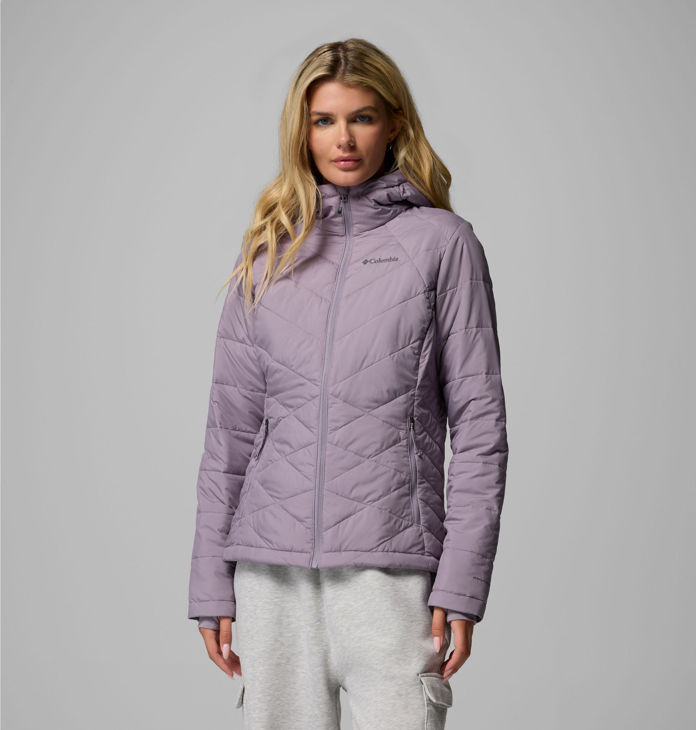 Columbia Steppjacke "Heavenly Hooded Jacket" mit Kapuze mit integrierter Thermotechnologie, wasserabweisend, windabweisend