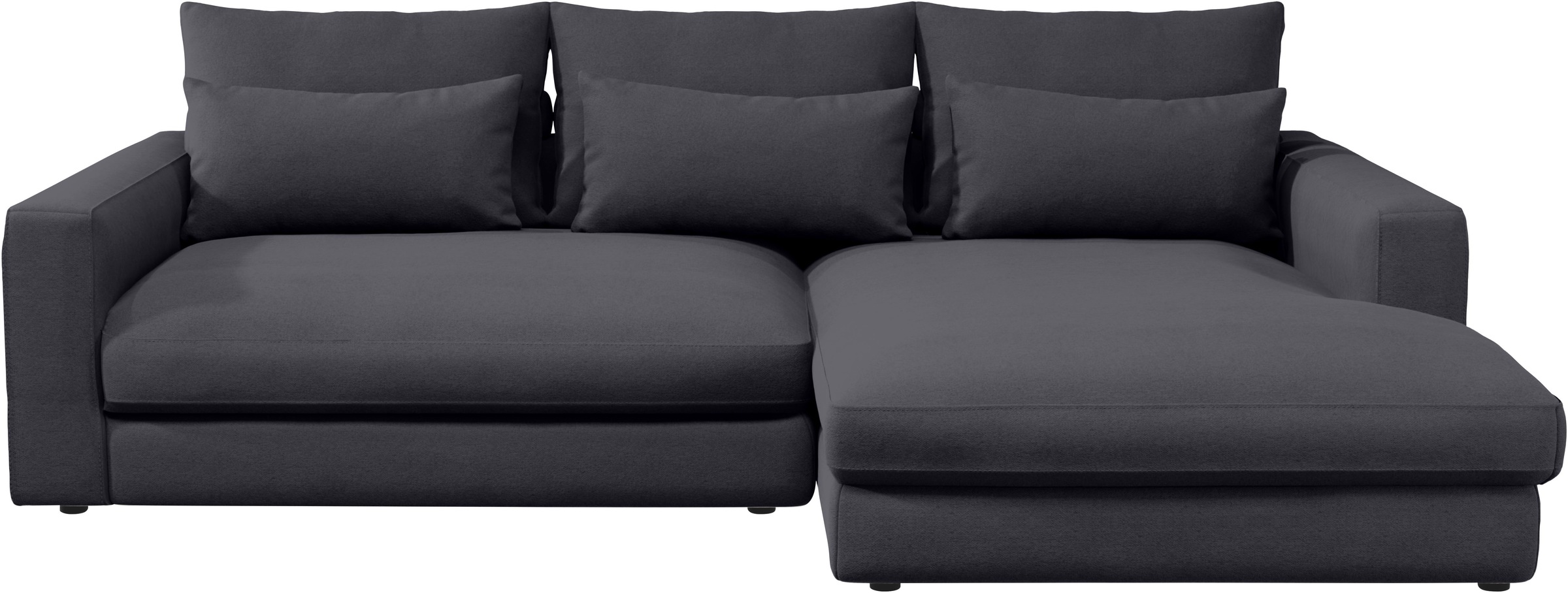 Home affaire Ecksofa »Darwin, viele Kissen, extra tiefe Sitzfläche, 271/89/171 (B(H/T)«, gemütlich und weich, L-Form, mit extra softem Sitzkomfort, Cord