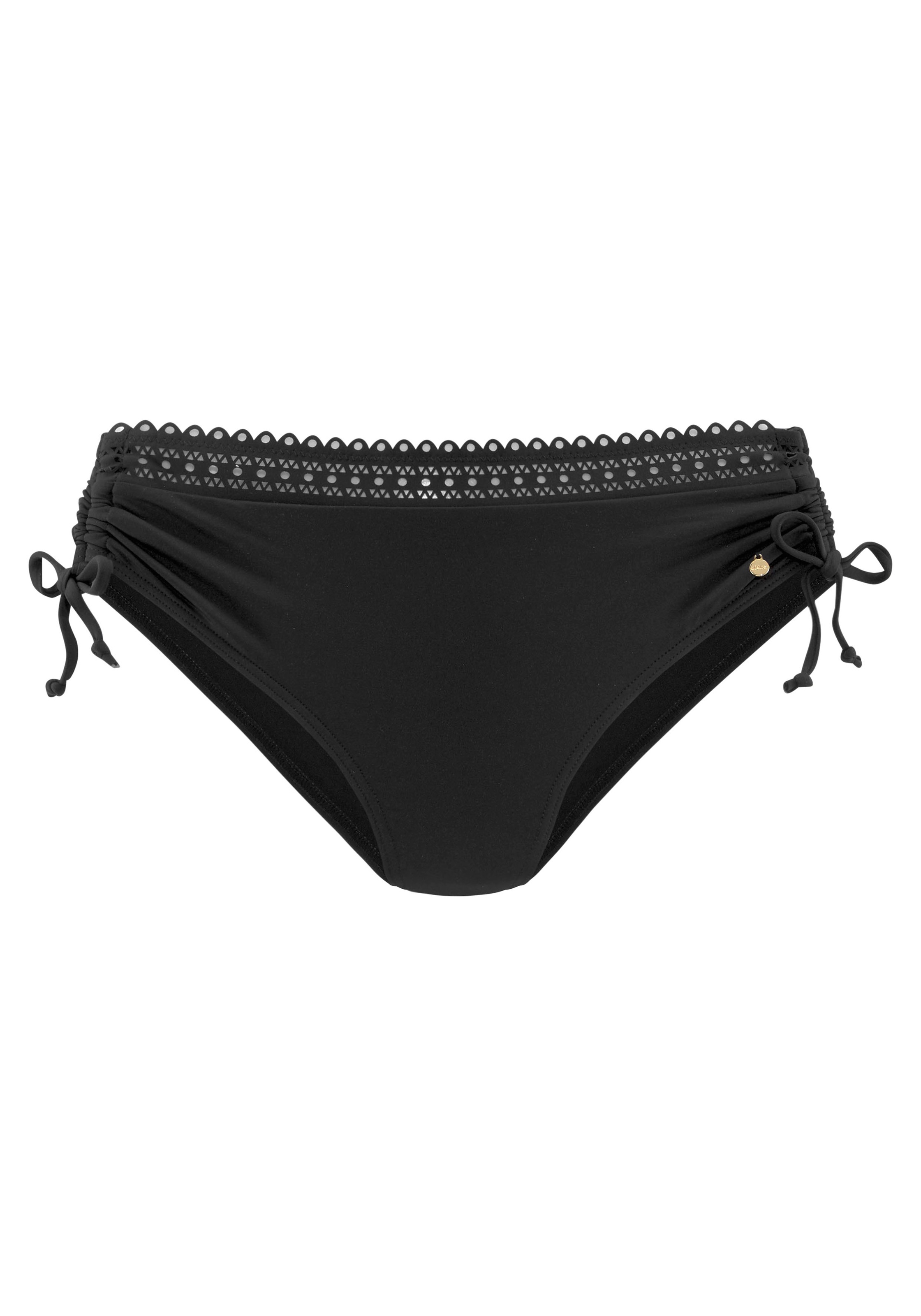 s.Oliver Bikini-Hose "Aiko" mit Häkeloptik günstig online kaufen