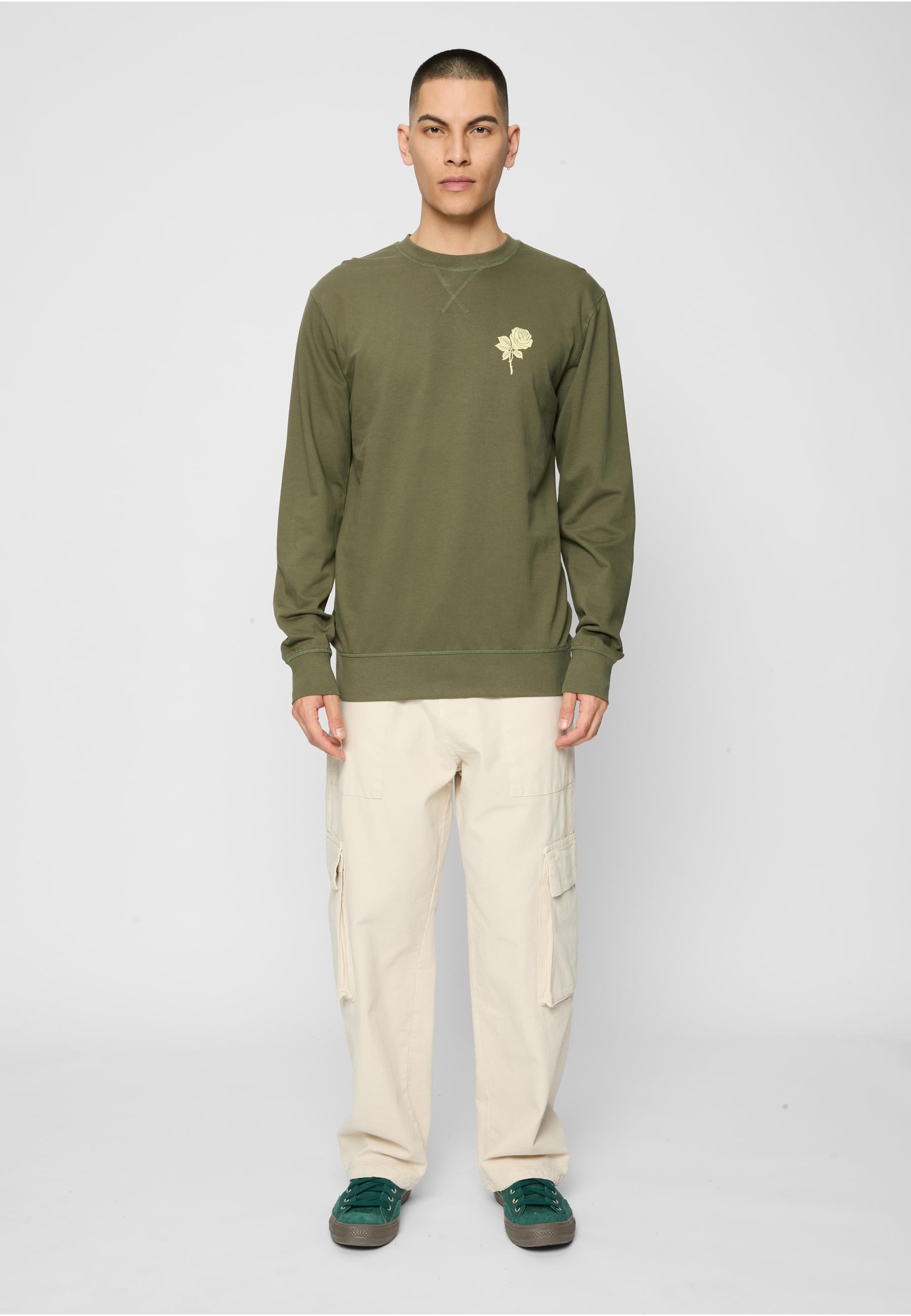 MisterTee Rundhalspullover »MisterTee Herren Wasted Youth Crewneck«, (1 tlg.)