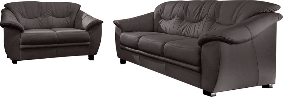 sit&more Polstergarnitur "Savona", NaturLEDER (2-tlg.), bestehend aus je ei günstig online kaufen