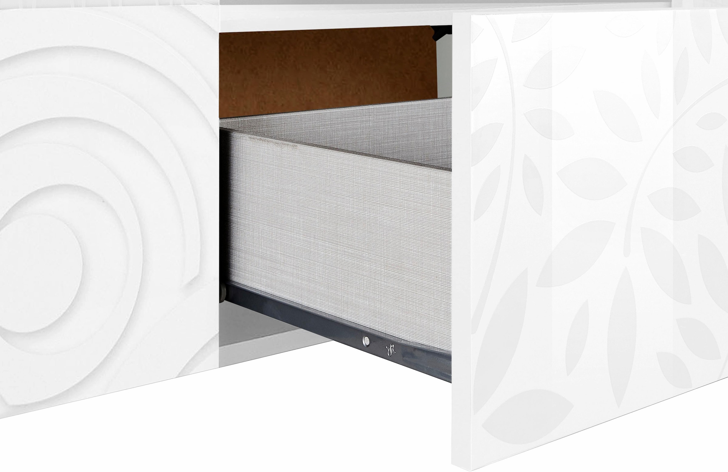 INOSIGN Lowboard »Miro«, Breite 181 cm mit dekorativem Siebdruck