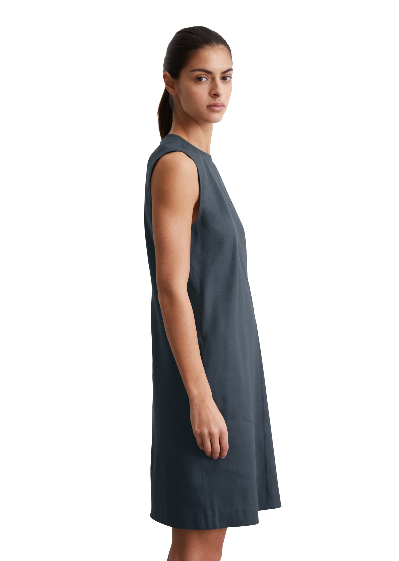 Marc O'Polo Midikleid »aus Leinen-Viskose-Stretch«