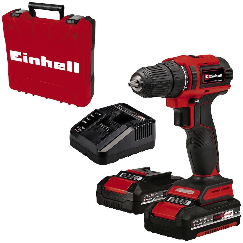 Einhell Akku-Bohrschrauber »TE-CD 18/40 Li BL (2x2,0Ah)«