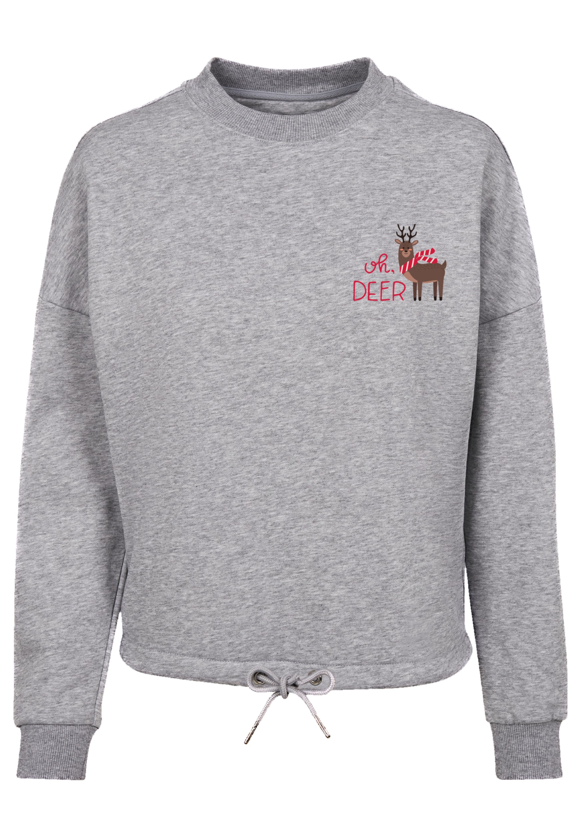 F4NT4STIC Sweatshirt »Christmas Deer«, Premium Qualität, Rock-Musik, Band