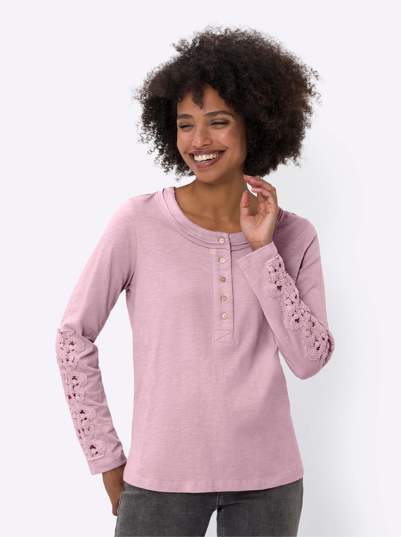 heine Langarmshirt "Shirt" 1 Stk. tlg. günstig online kaufen