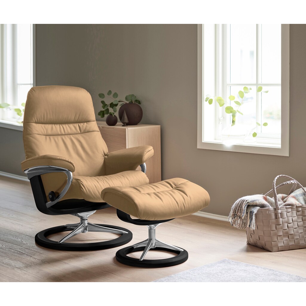 Stressless® Relaxsessel »Sunrise«, (Set, Relaxsessel mit Hocker)