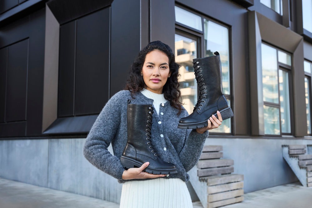 Rieker Schnürstiefel Schnürboots mit Reißverschluss und robuster Profilsohl günstig online kaufen