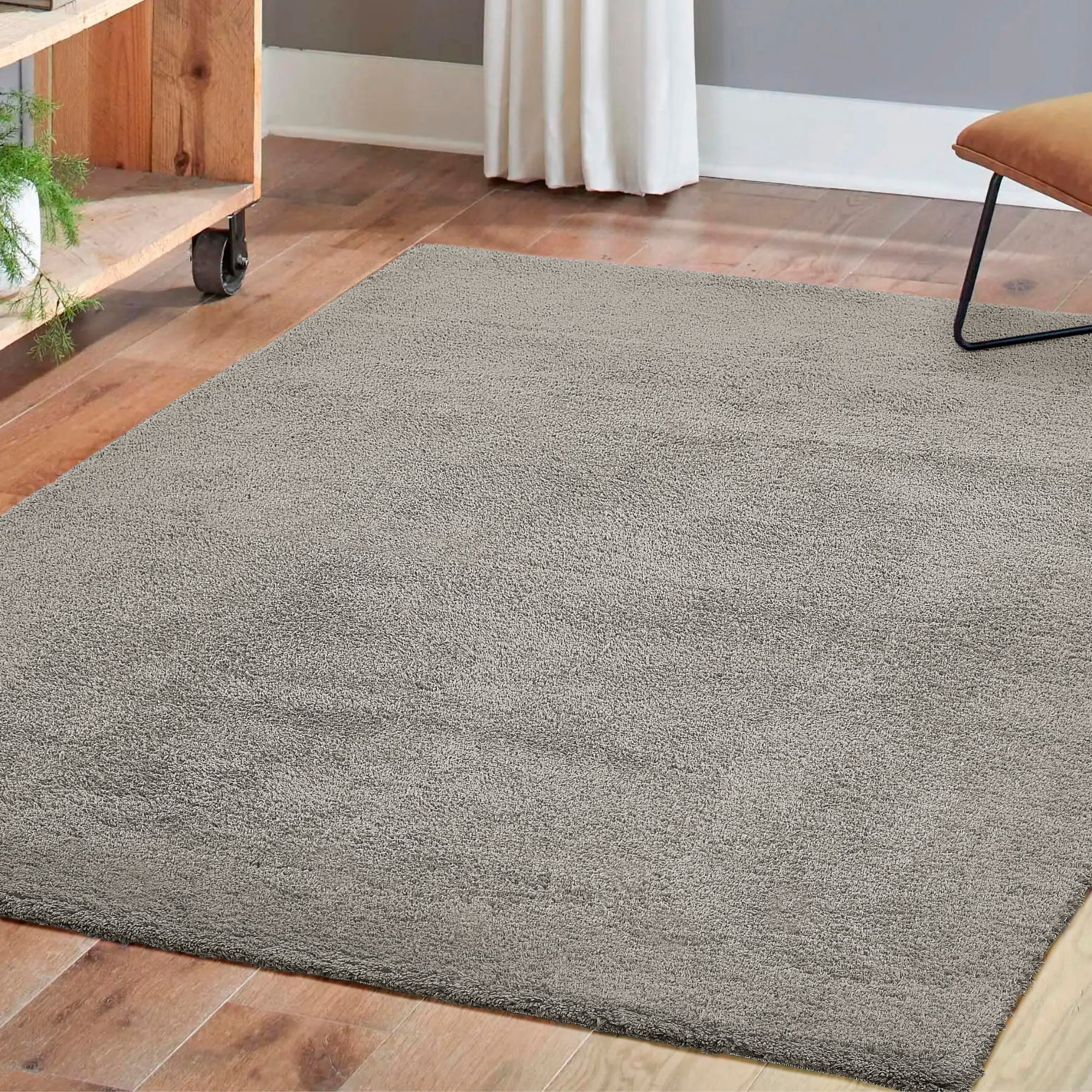 Andiamo "San Paolo" rechteckig 27 mm Höhe Uni Farben, weiche Qualität, ideal im Wohnzimmer & Schlafzimmer