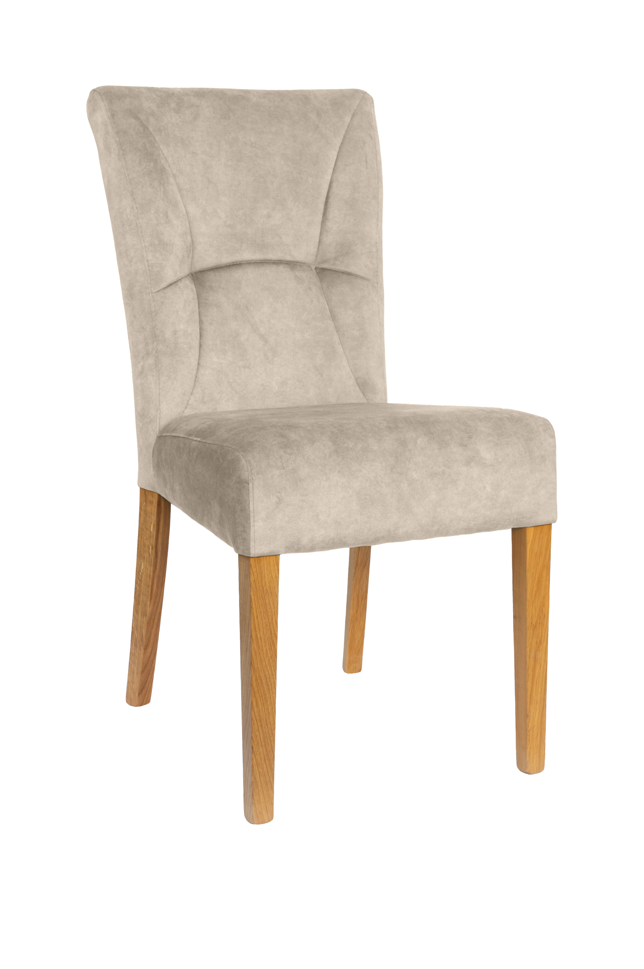 Home affaire 4-Fußstuhl "Henry" (Set) 2 Stk. Samtvelours Sitz und Rücken ge günstig online kaufen