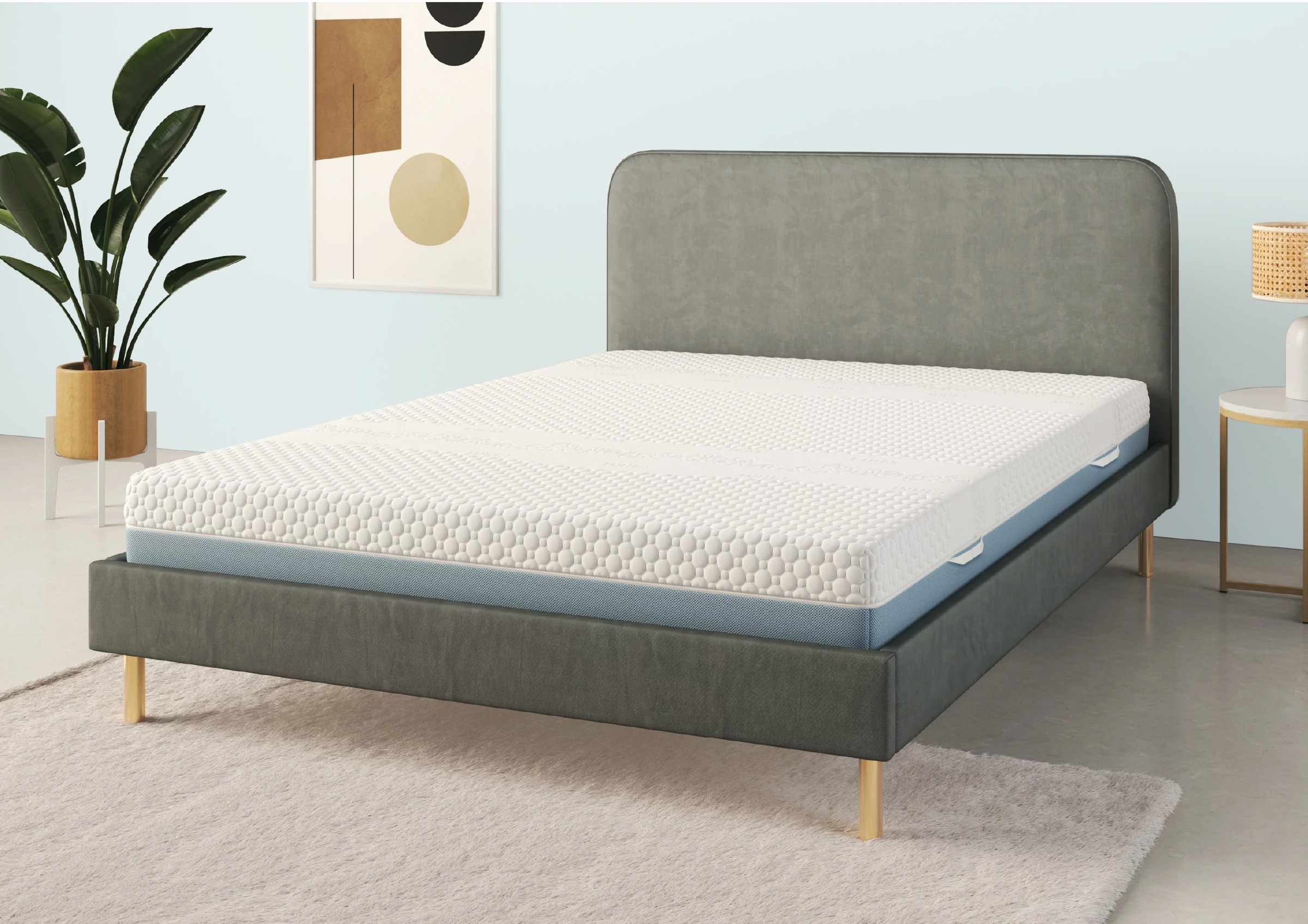 Hybridschaum-Matratze OTTO HOME "NEUHEIT, PREMIUM Flipper, 90x200, 140x200 cm, langlebige Qual. RG 39", weiß, B:160cm H:25cm L:200cm, Bezug: 100% Polyester, Matratzen, vier unterschiedlich feste Liegeseiten, in H2+3/H3+4/H4+H5, wendbar 2