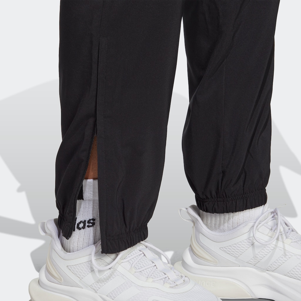 adidas Sportswear Sporthose »AEROREADY ESSENTIALS STANFORD ELASTIC CUFF SMALL LOGO HOSE«, (1 tlg.)