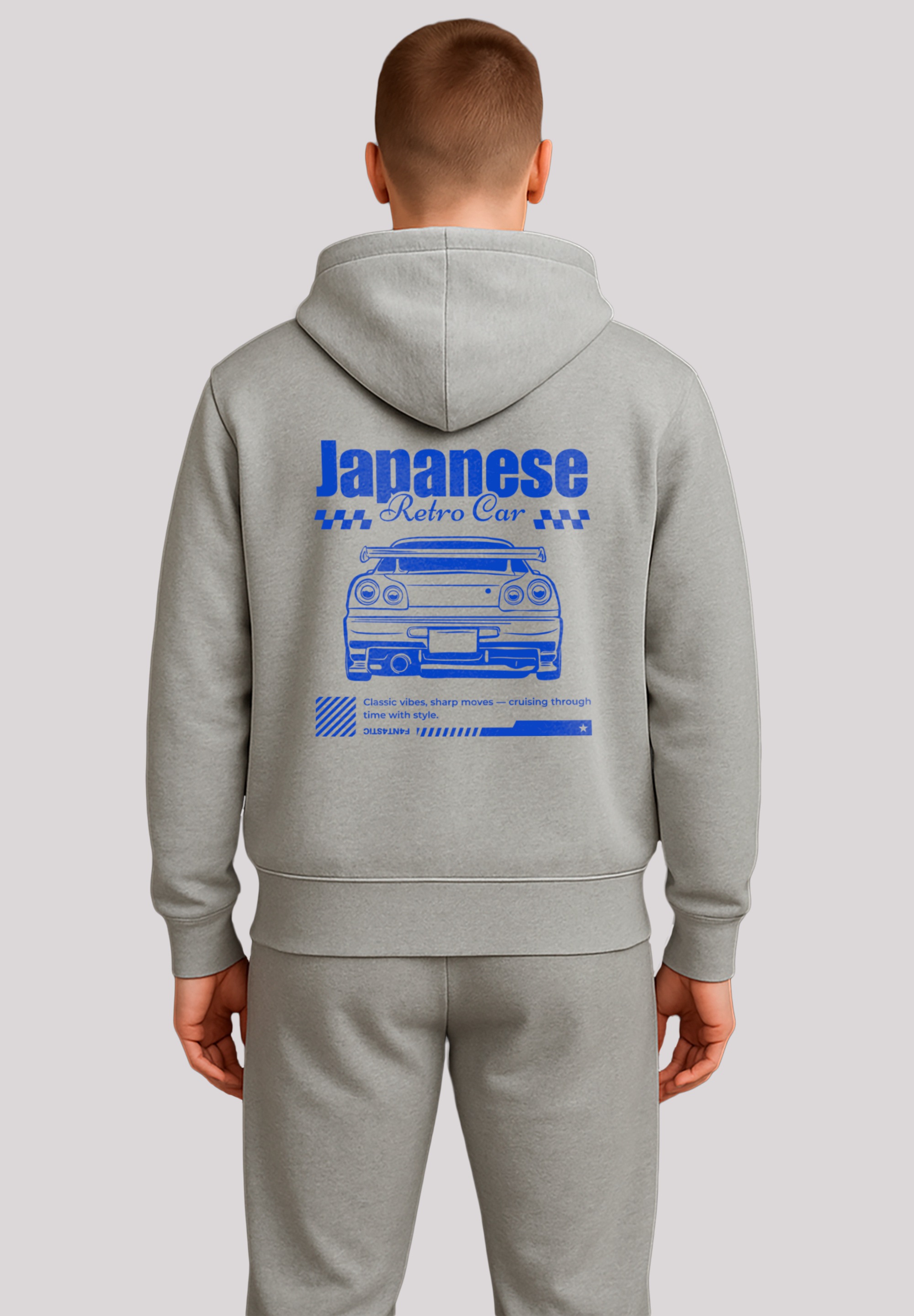 F4NT4STIC Kapuzenpullover »Retro Car Japanese Streetstyle«, Japan Streetwear Styles